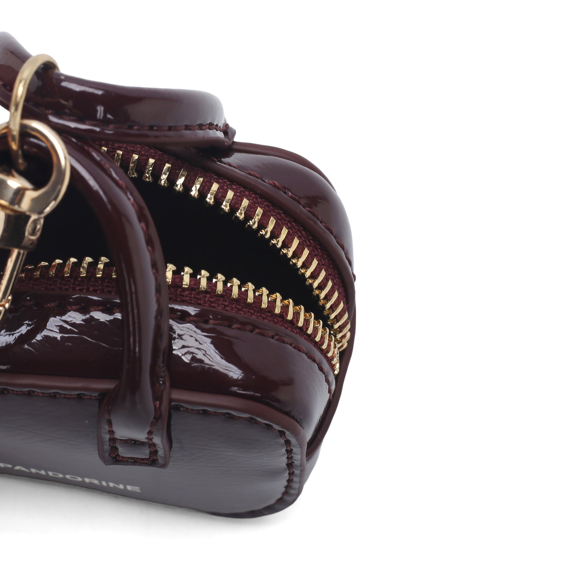 Portachiavi a forma di mini bag colore bordeaux - Collezione Fall Winter | Le Pandorine