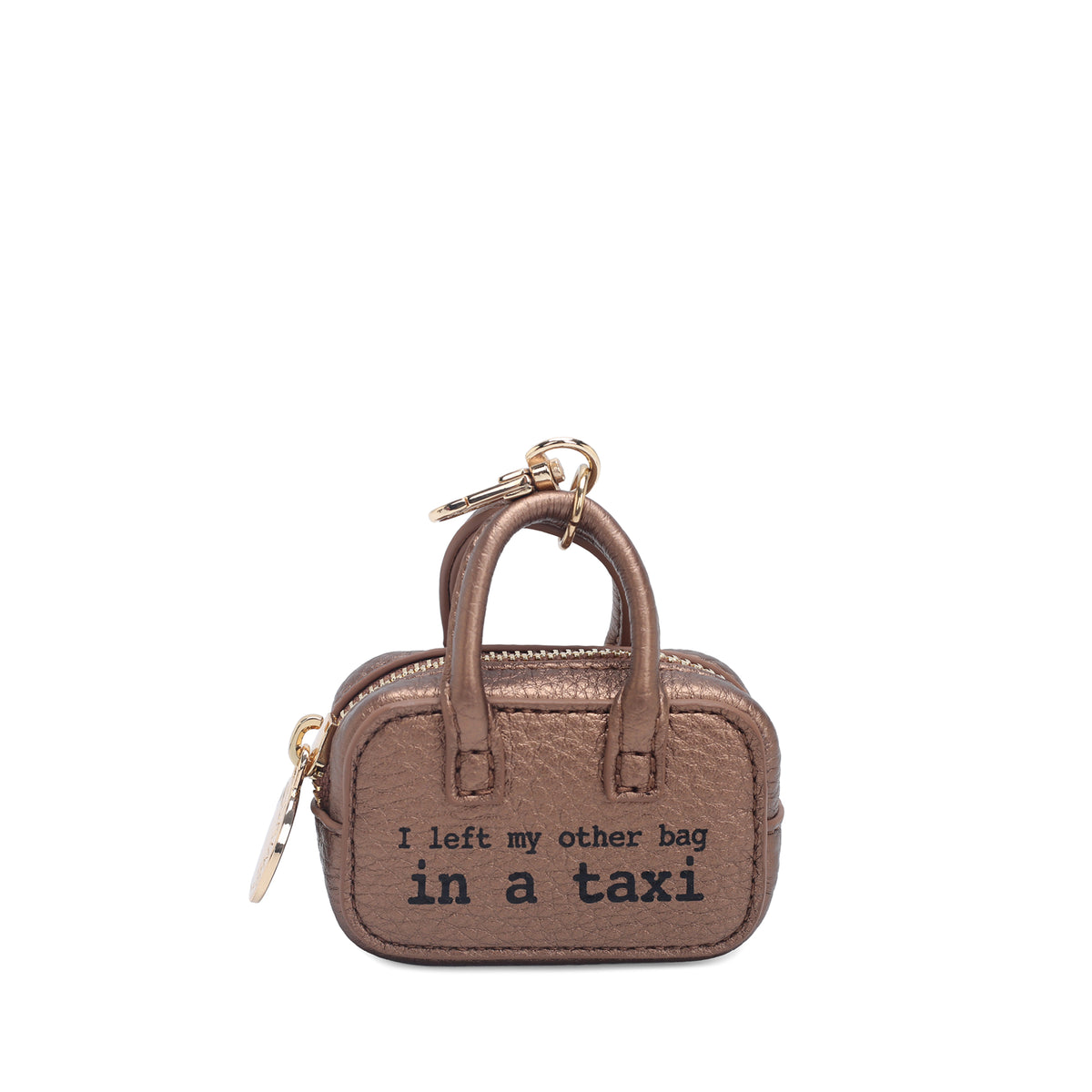 Portachiavi a forma di mini bag colore rame - Collezione Fall Winter | Le Pandorine