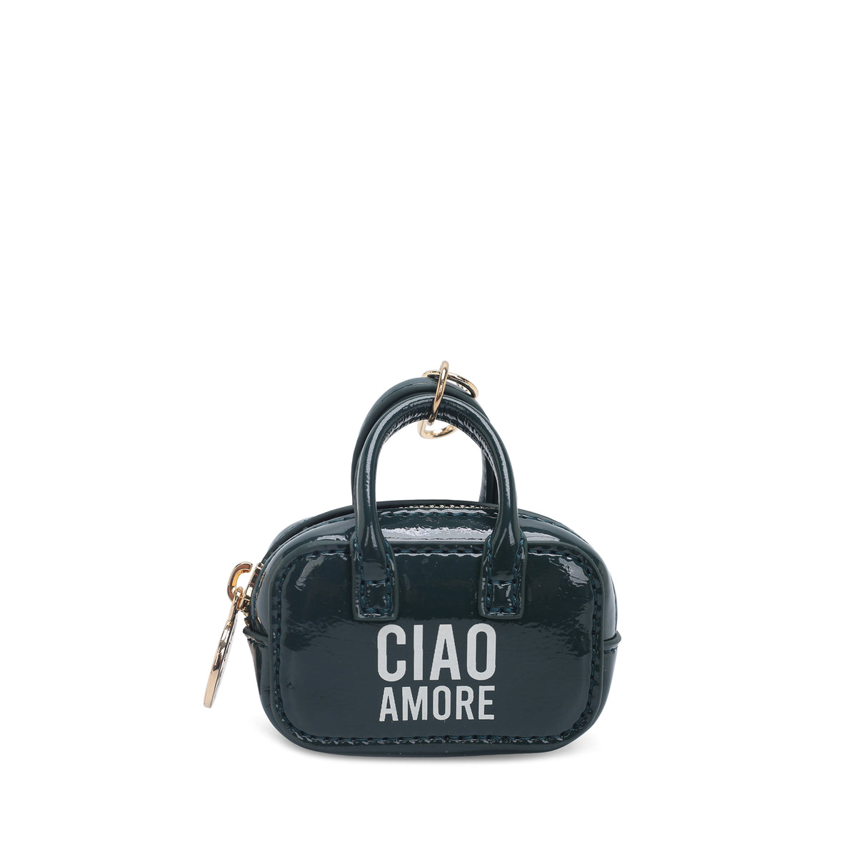 Portachiavi a forma di mini bag colore ottanio - Collezione Fall Winter | Le Pandorine