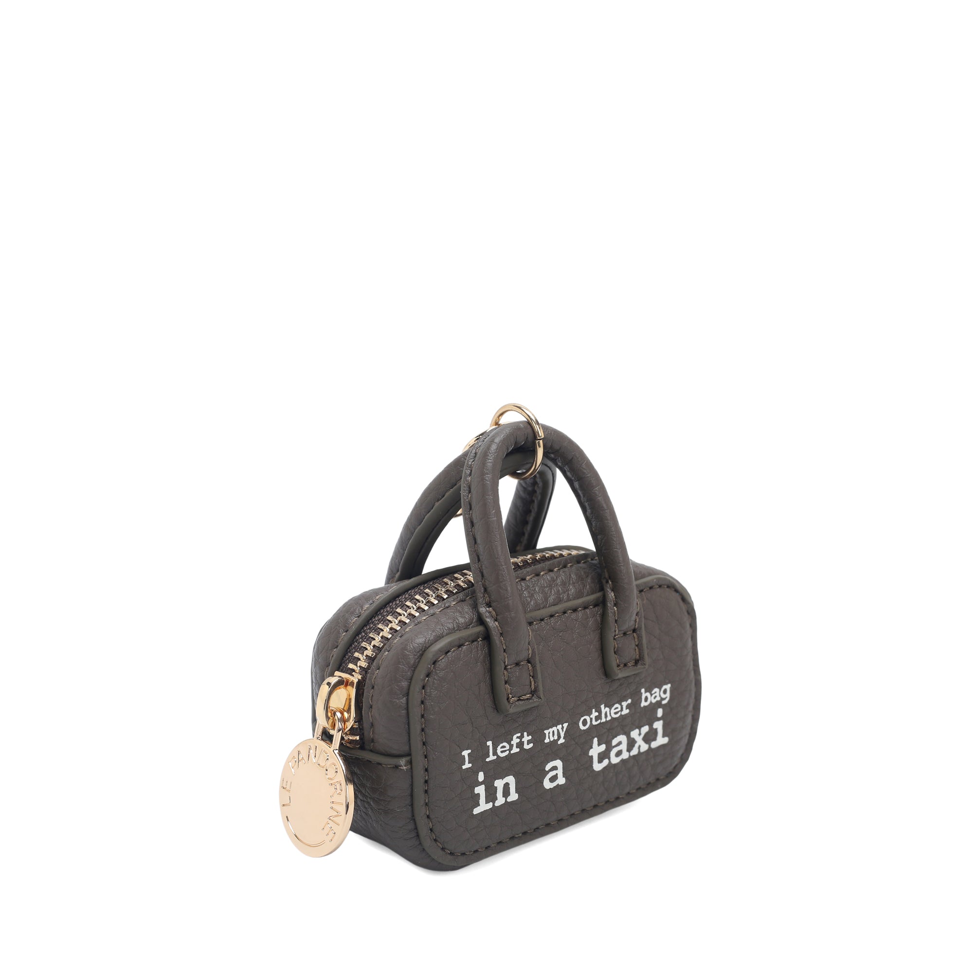 Portachiavi a forma di mini bag colore testa di moro - Collezione Fall Winter | Le Pandorine