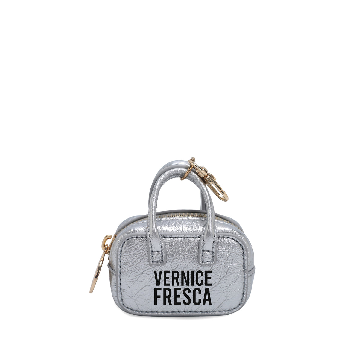 Portachiavi a forma di mini bag colore argento - Collezione Fall Winter | Le Pandorine
