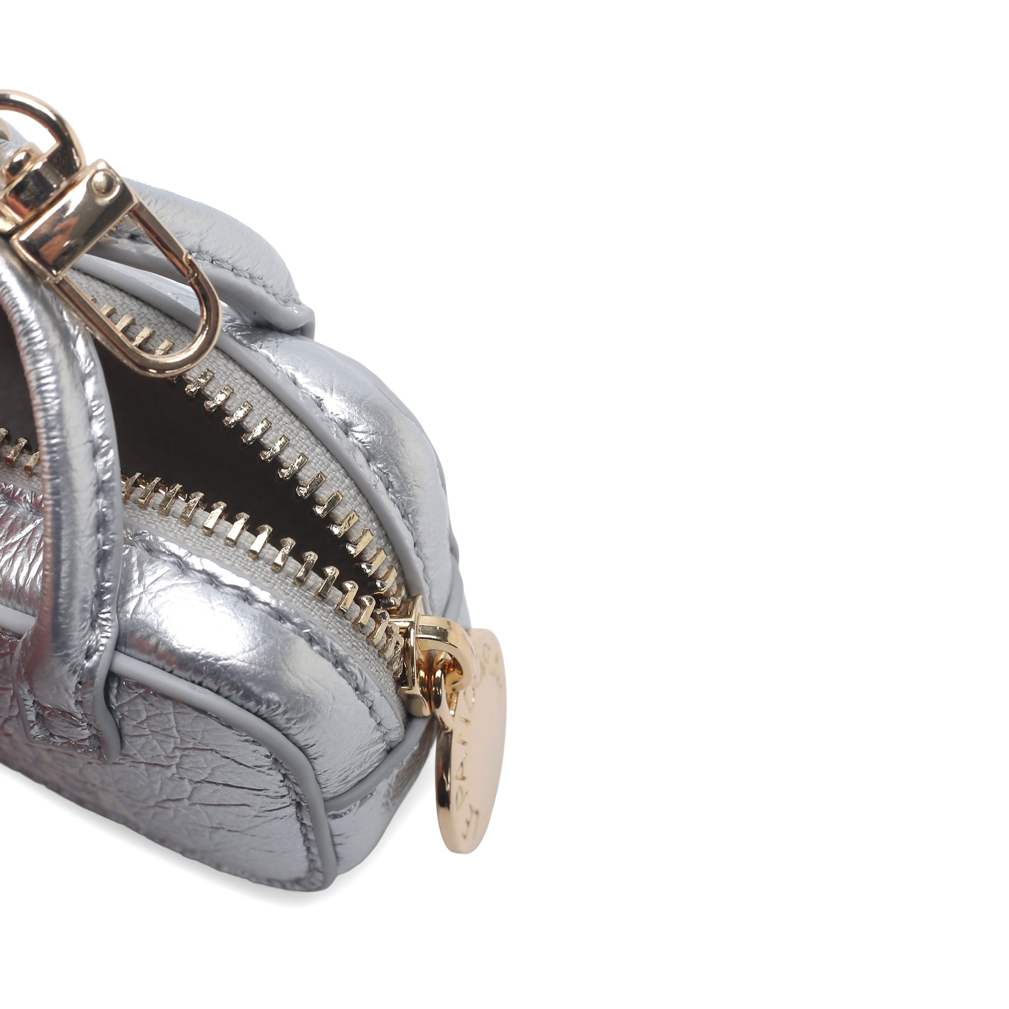 Portachiavi a forma di mini bag colore argento - Collezione Fall Winter | Le Pandorine