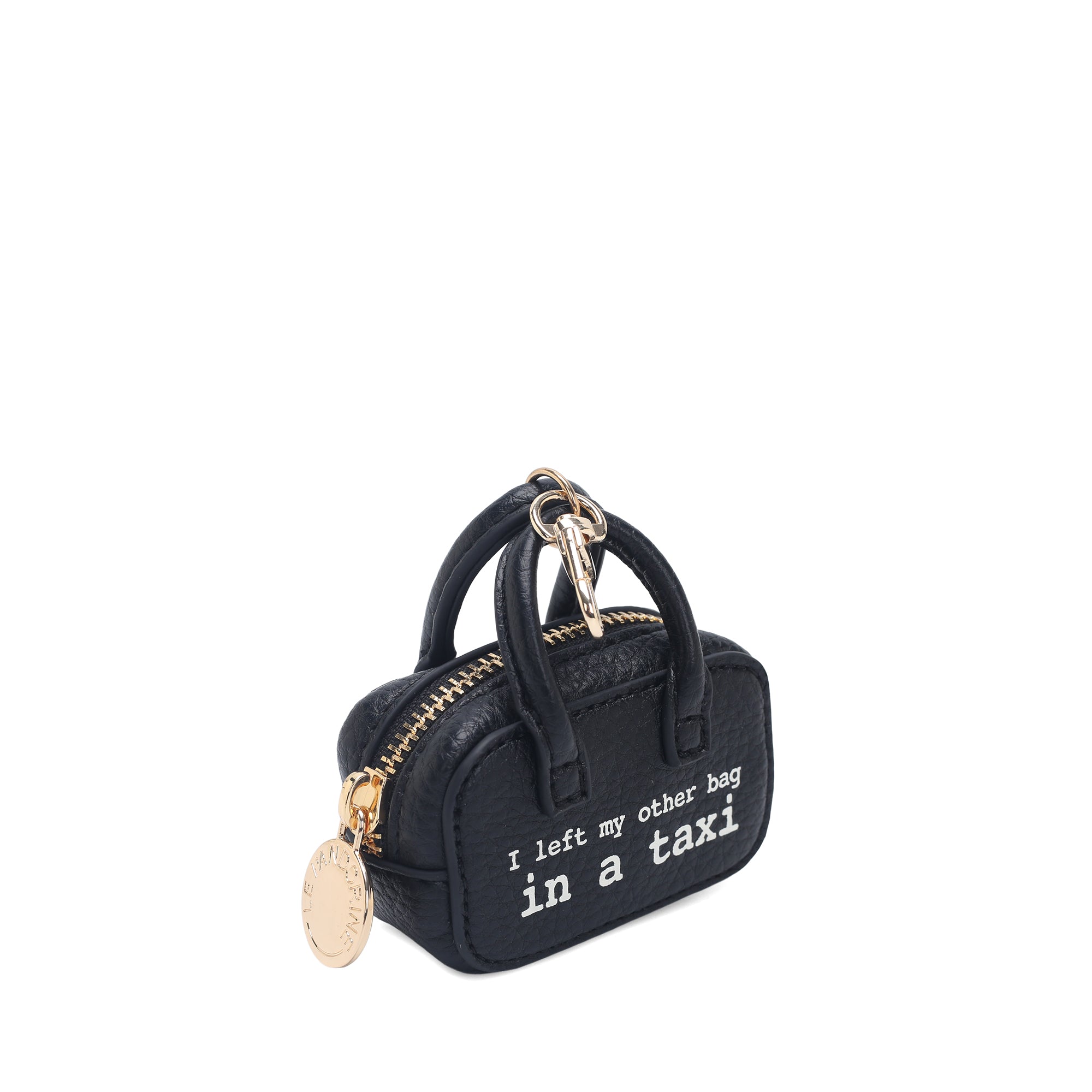 Portachiavi a forma di mini bag colore nero - Collezione Fall Winter | Le Pandorine