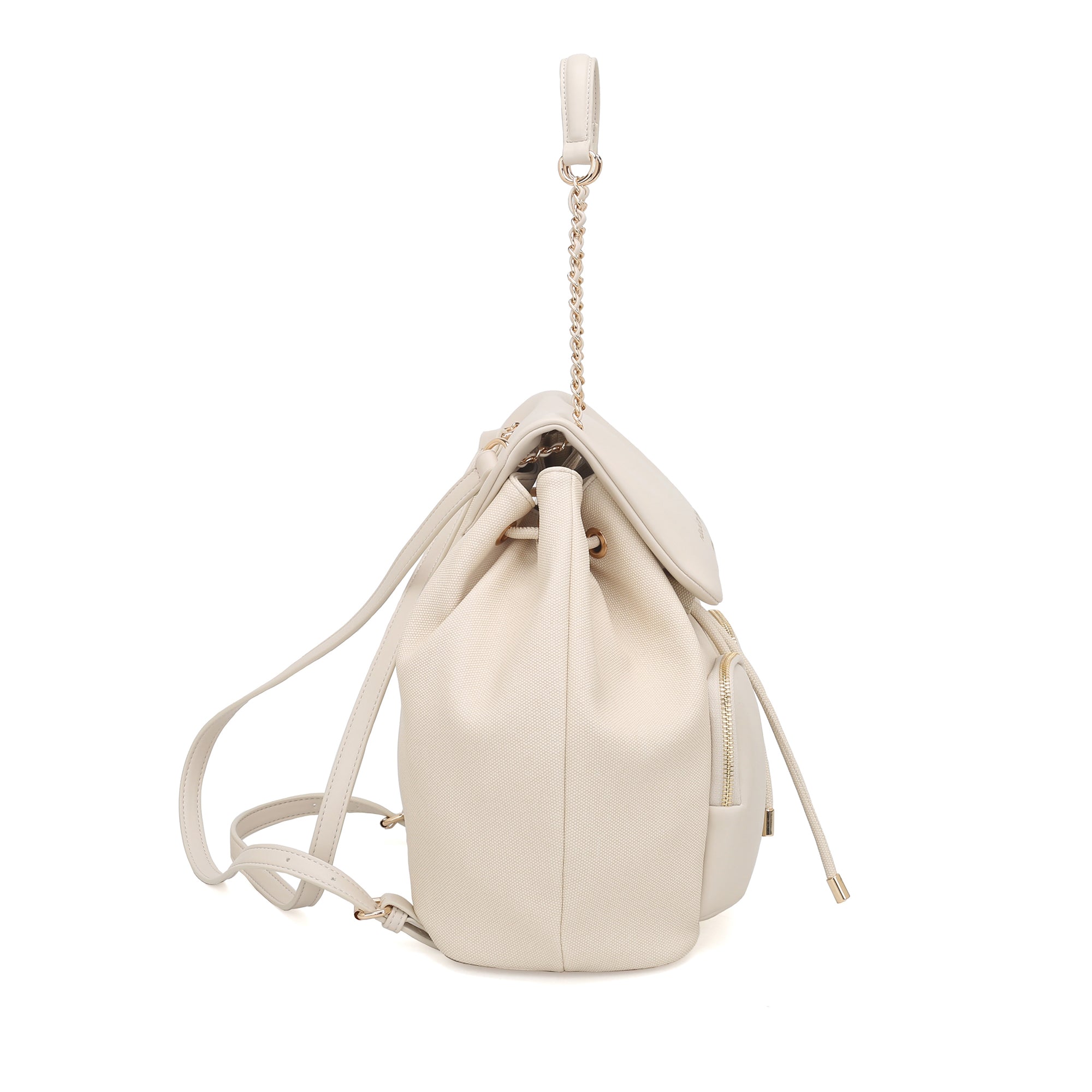 beige Alice Mini Backpack - BEIGE | Le Pandorine