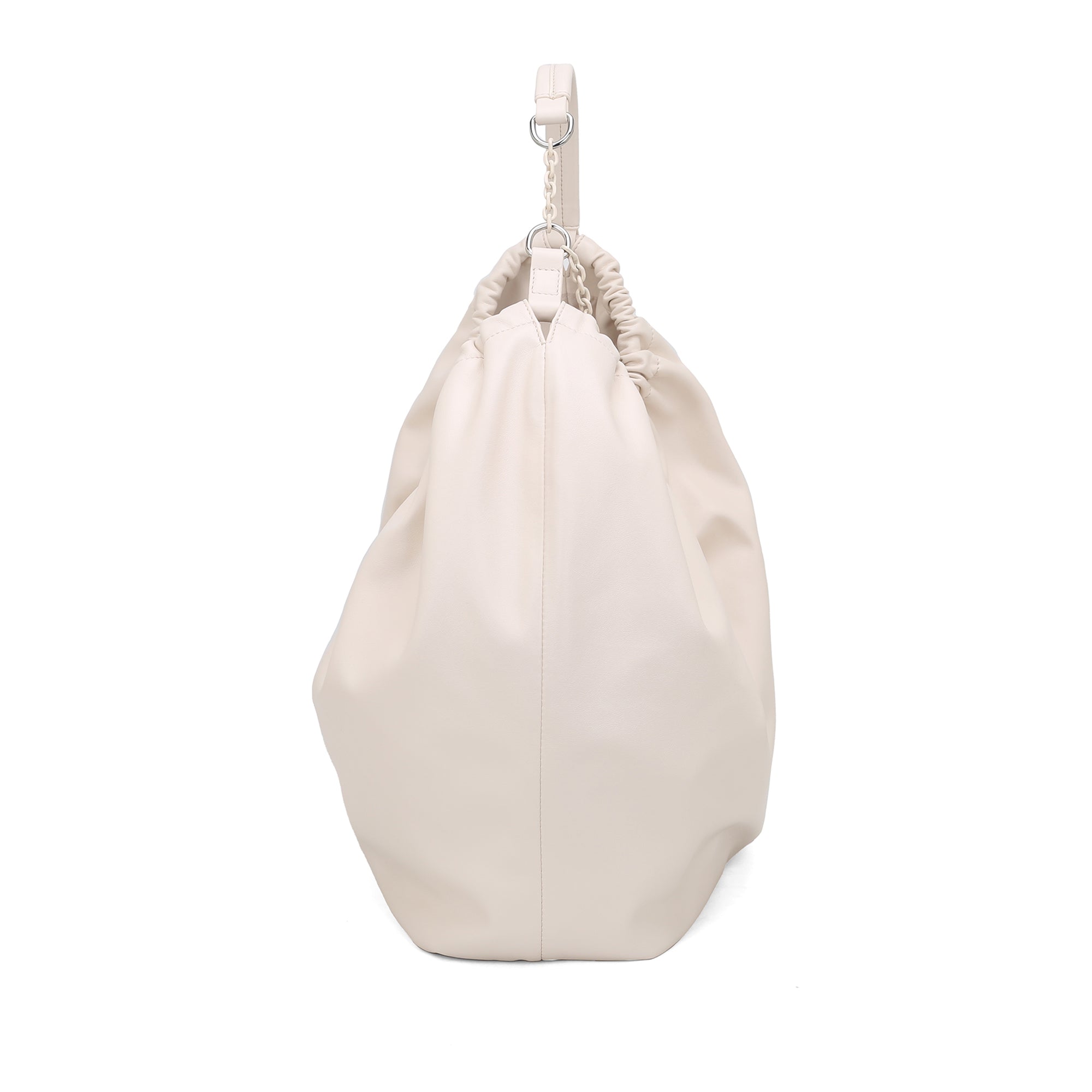 white Mirella Big Bag With Charm - WHITE | Le Pandorine