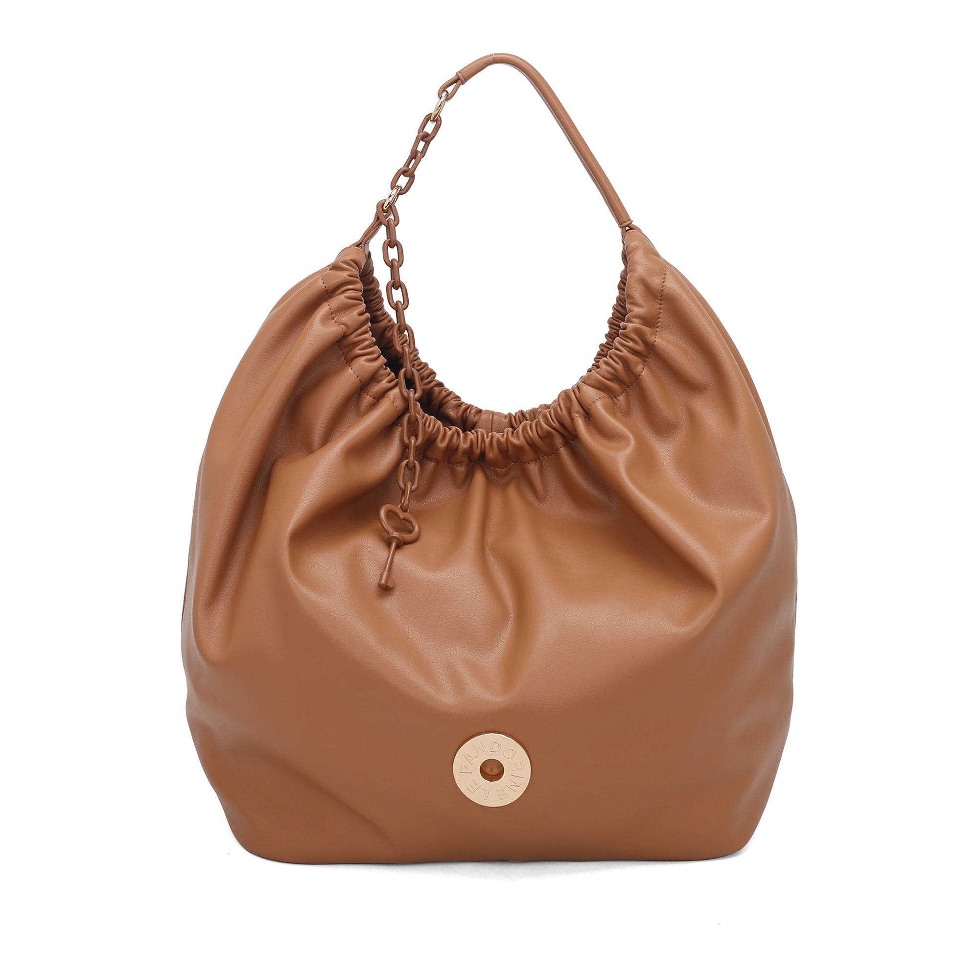 natural Mirella Big Bag With Charm - Women Bags | Le Pandorine