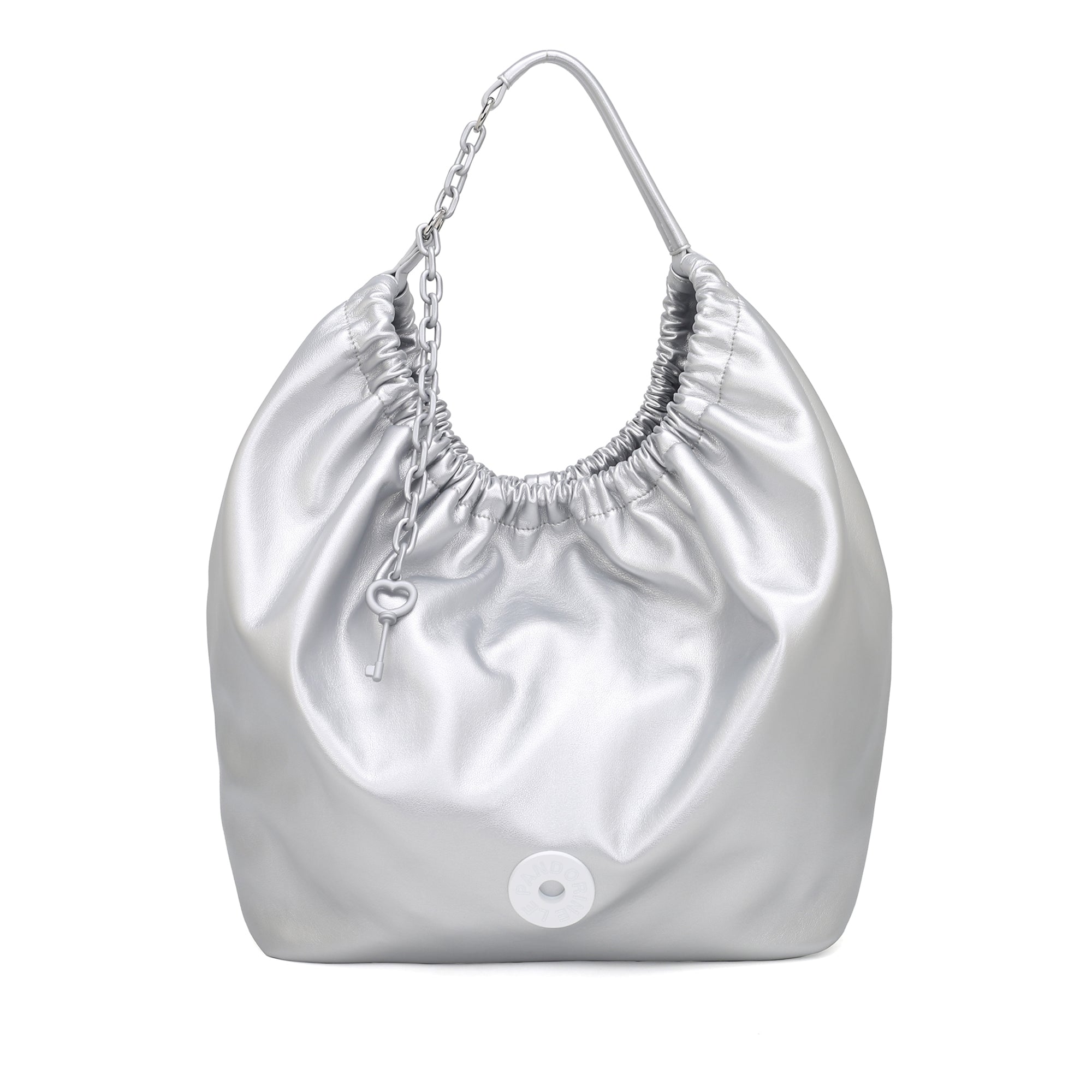 silver Mirella Big Bag With Charm - All | Le Pandorine