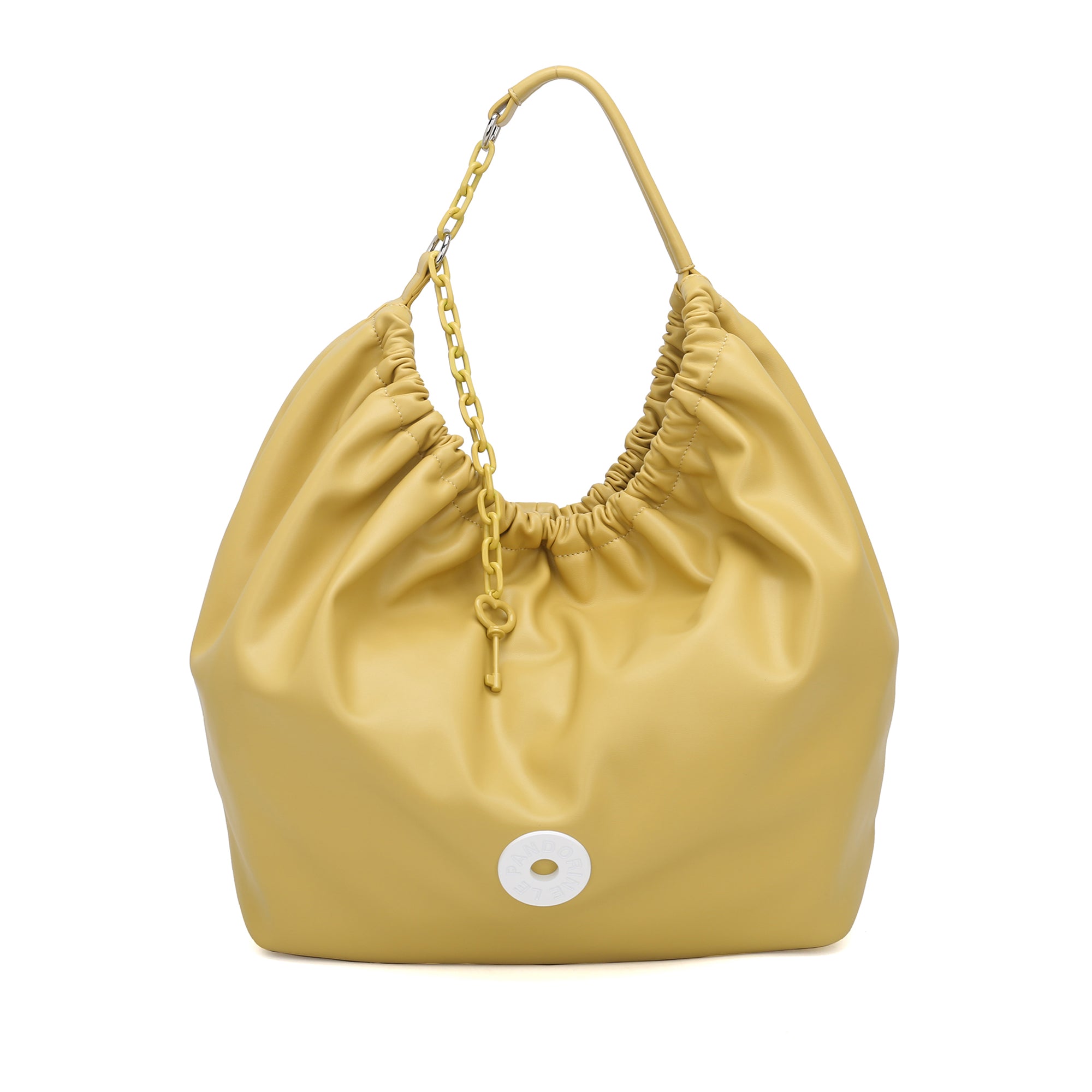 lime Mirella Big Bag With Charm - Shopping Bags | Le Pandorine