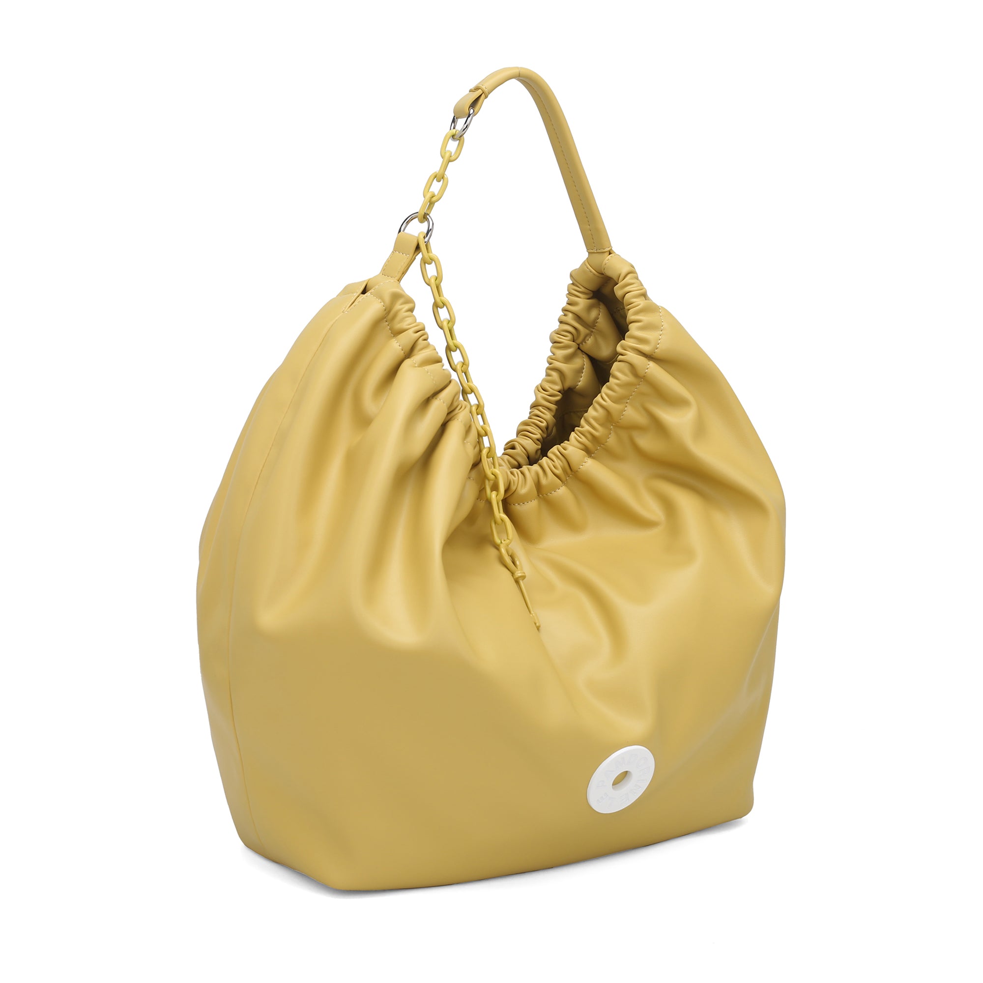 Sacca Grande Mirella Con Pendente colore lime - Borse Shopper | Le Pandorine