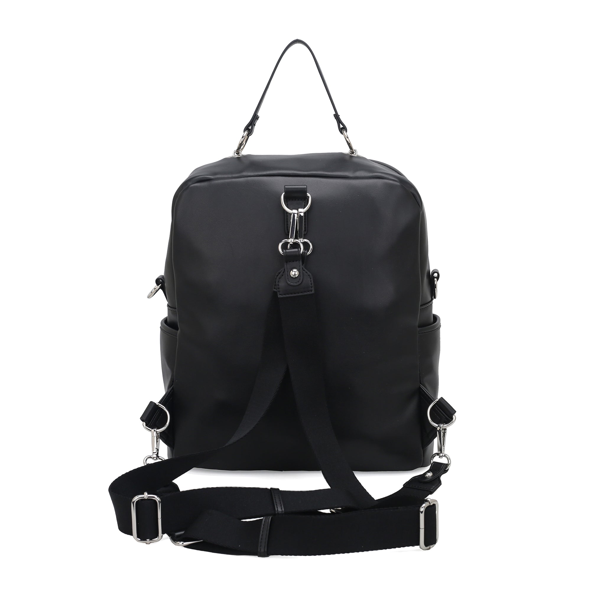 black Backpack Mirella With Charm - Women's Backpack | Le Pandorine