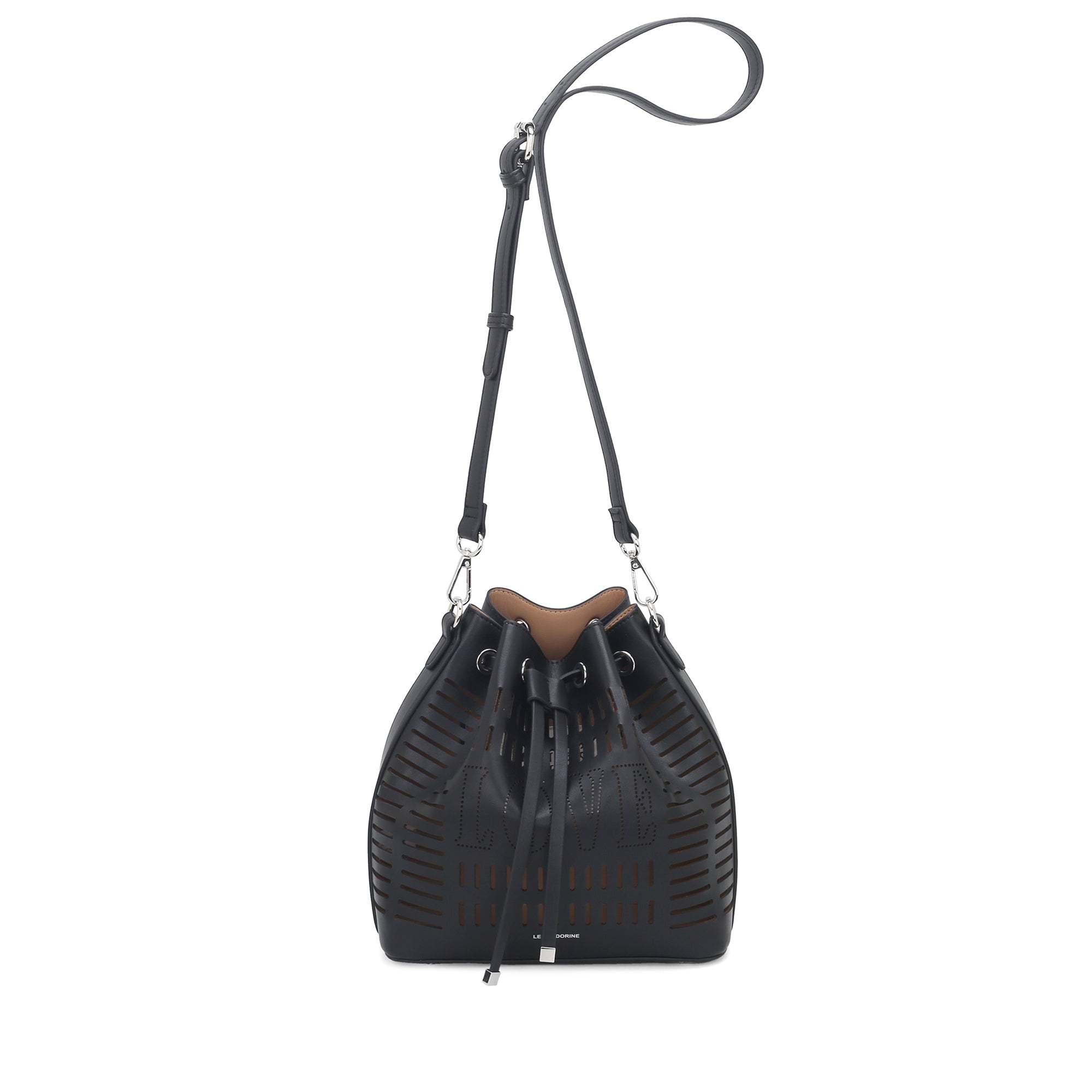 black Nina Bucket Laser-cut - BLACK | Le Pandorine