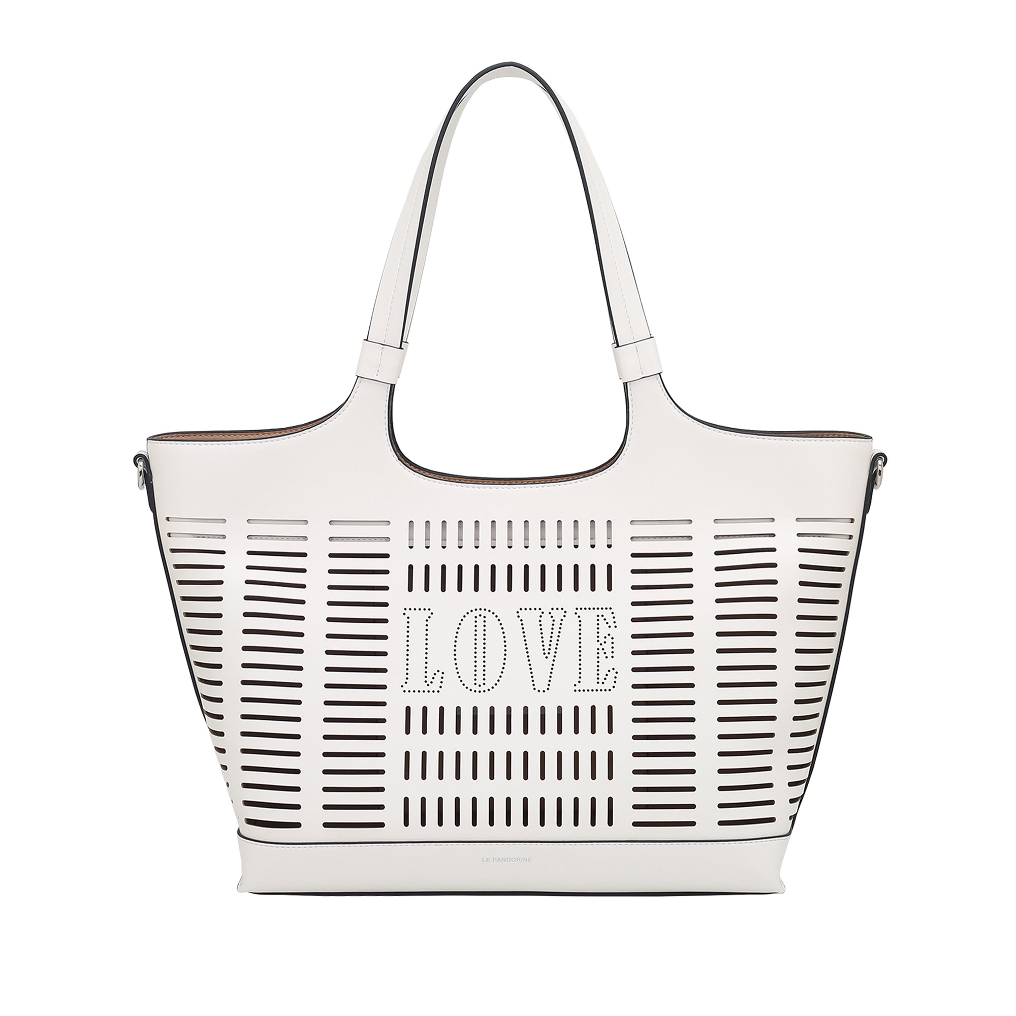 Borsa Laserata Nina colore bianco - BIANCO | Le Pandorine