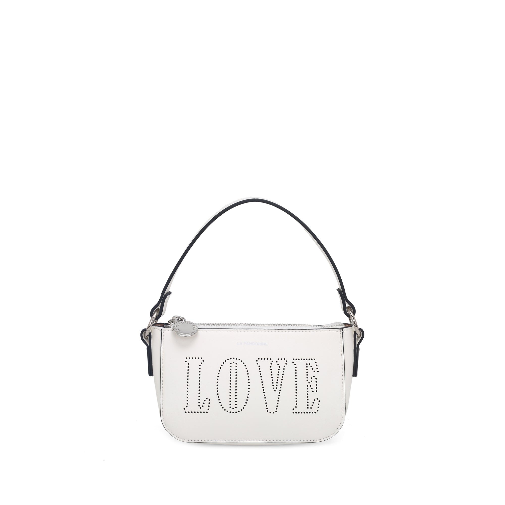 white Nina Pochette Laser-Cut - WHITE | Le Pandorine