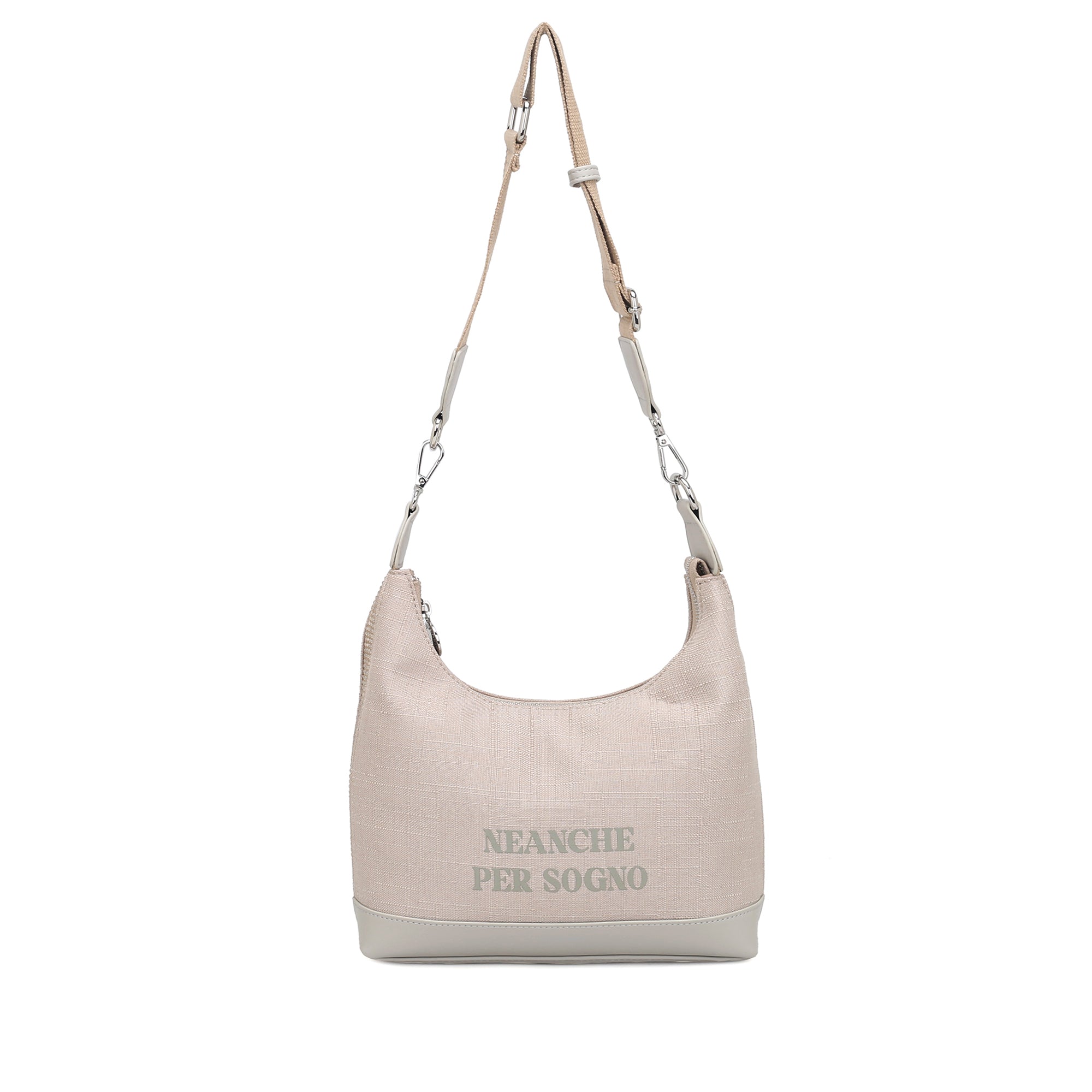 natural Lina Shopper Whit Strass - Shoulder Bags | Le Pandorine