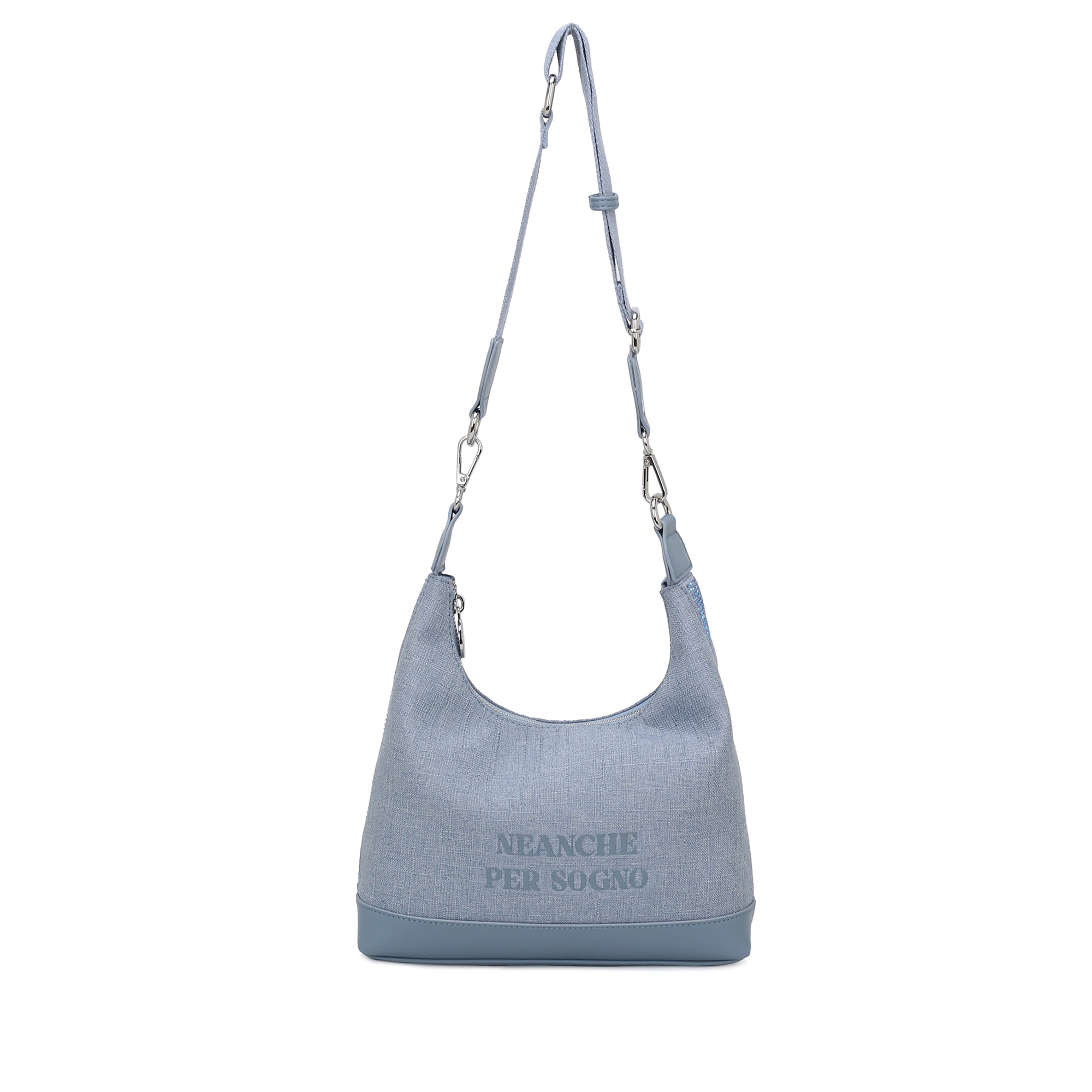 light blue Lina Shopper Whit Strass - Women Bags | Le Pandorine