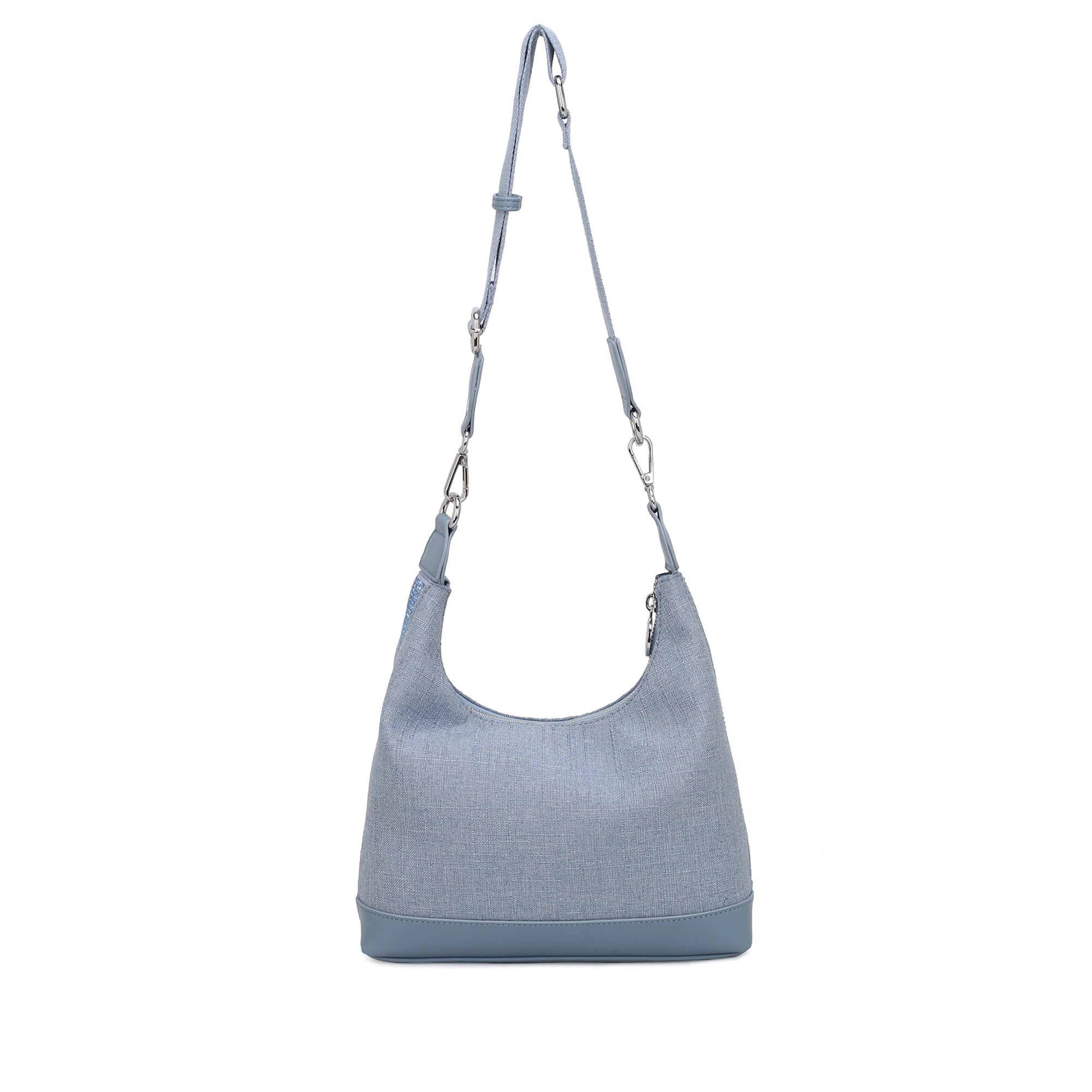 light blue Lina Shopper Whit Strass - All | Le Pandorine