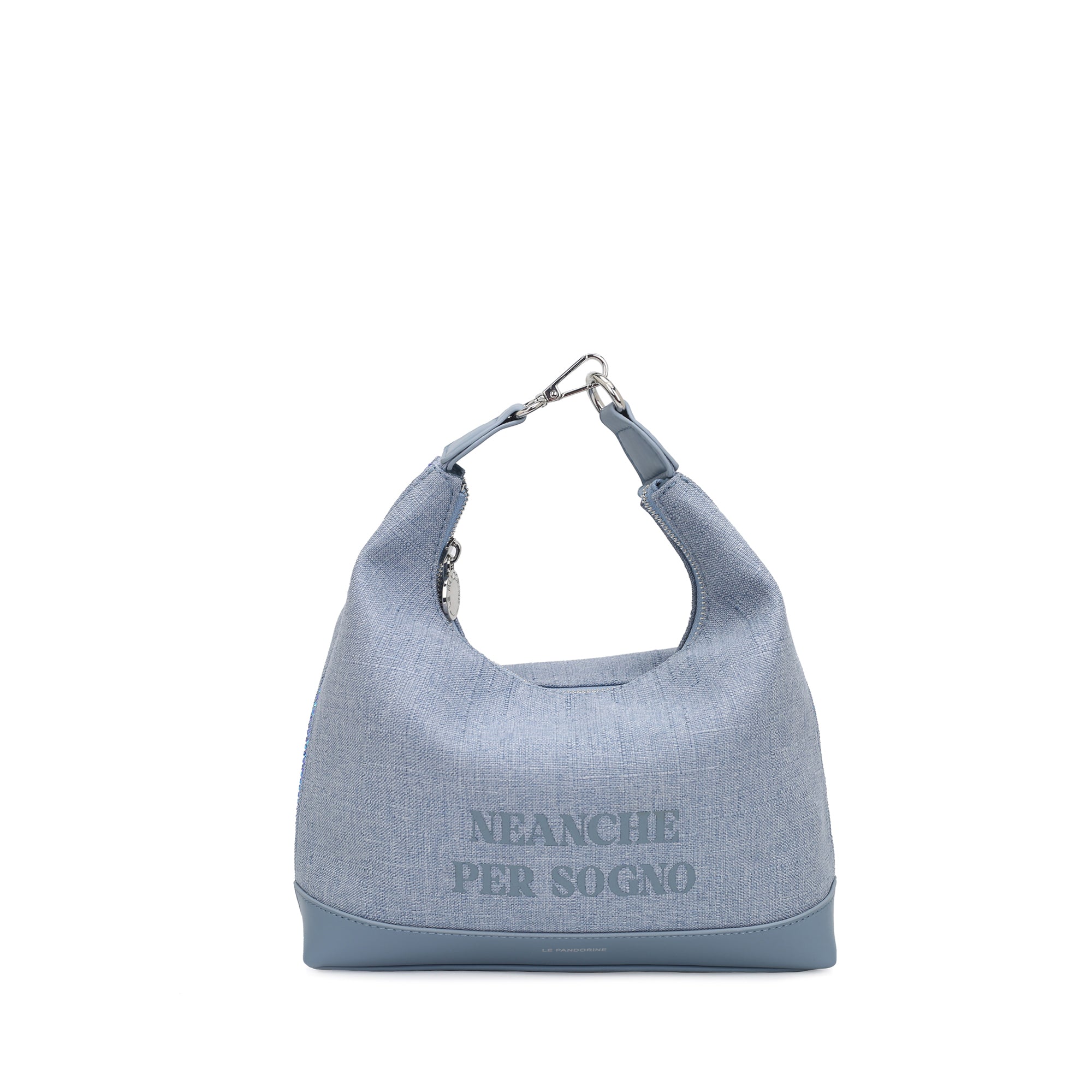 light blue Lina Shopper Whit Strass - Women Bags | Le Pandorine