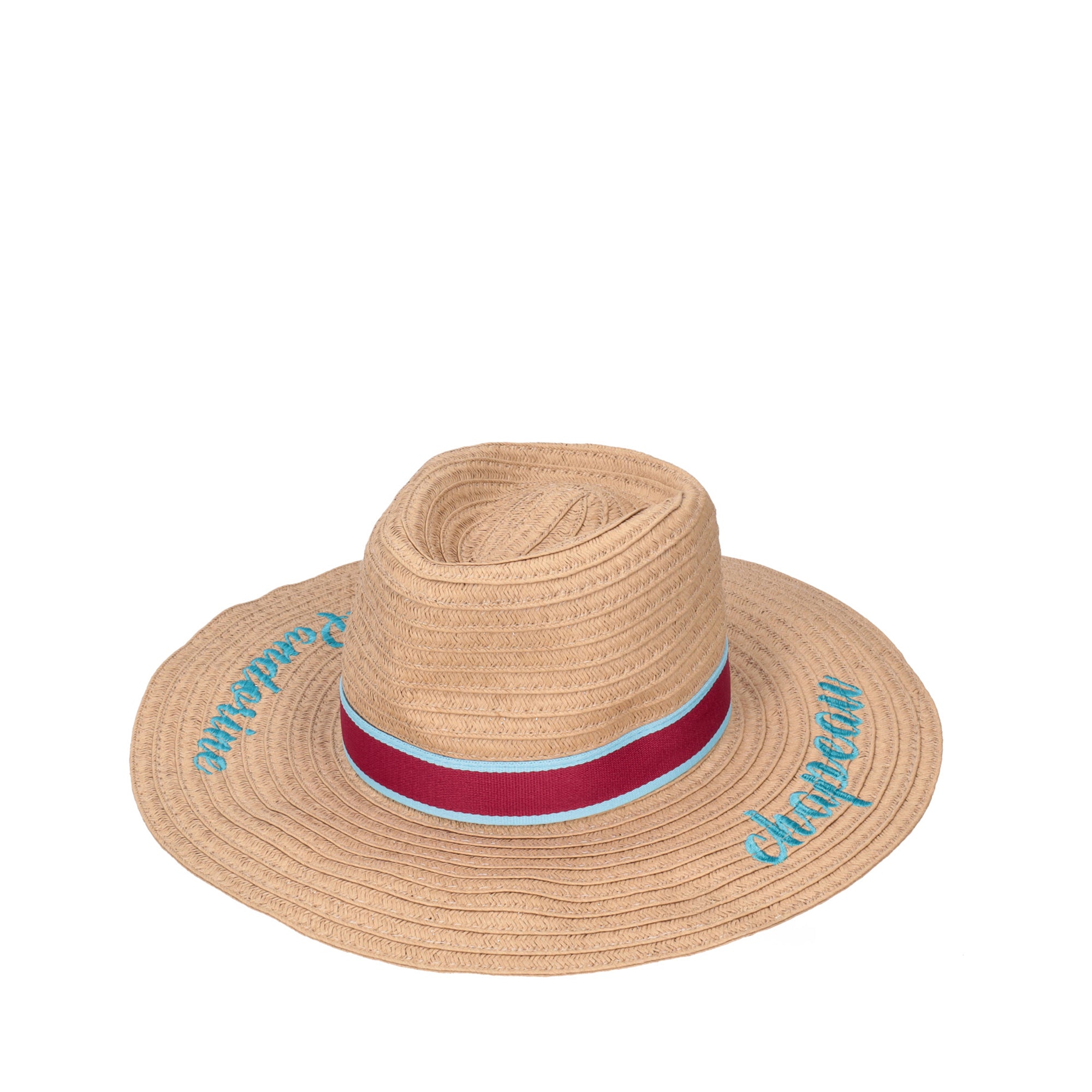 beige Chapeau Straw Hat - All | Le Pandorine