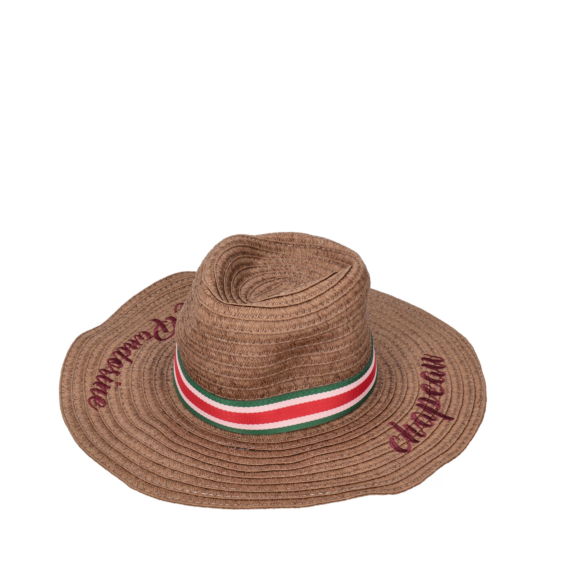 Cappello di Paglia Chapeau colore tabacco - MARRONE | Le Pandorine