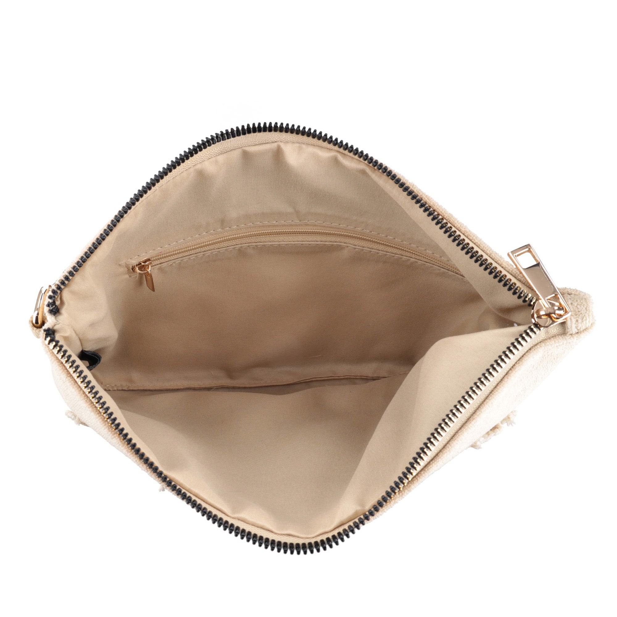 Clutch Sponge In Spugna colore naturale - Pochette | Le Pandorine