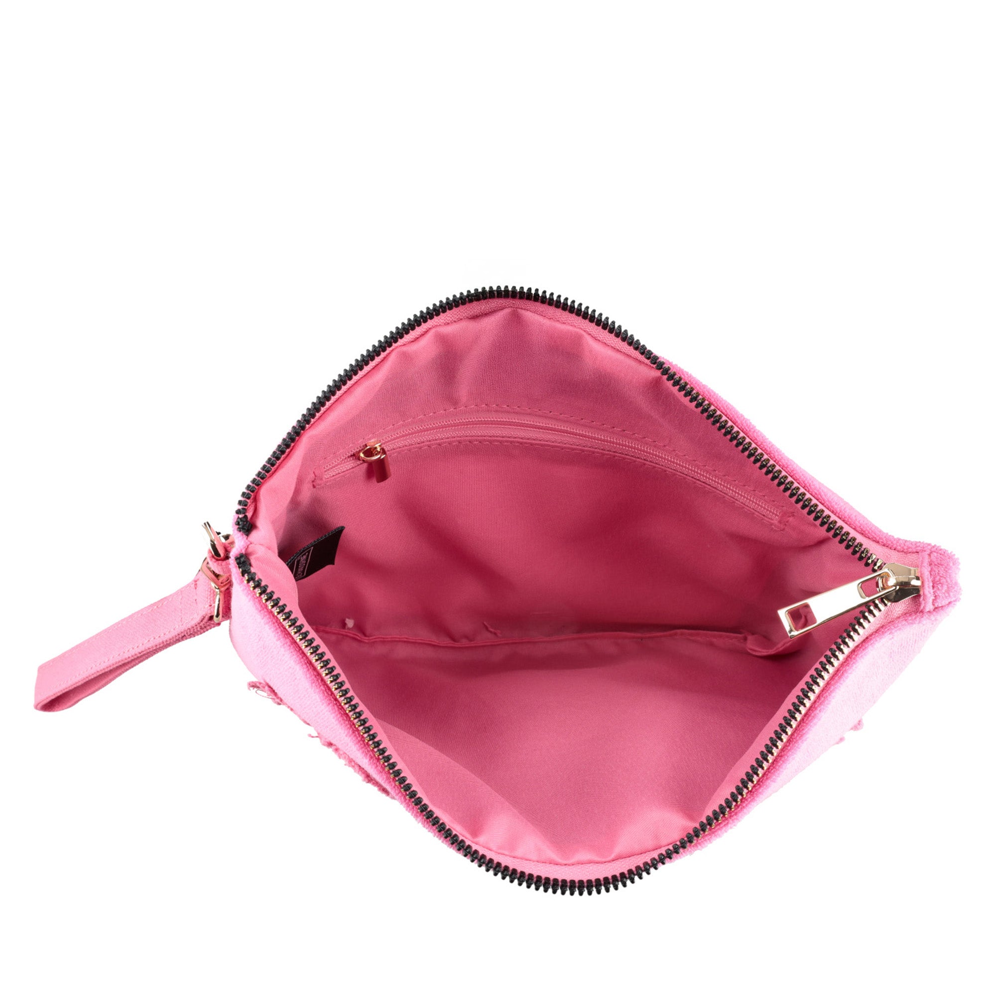 pink Clutch Sponge In Sponge - Women's Pochette | Le Pandorine