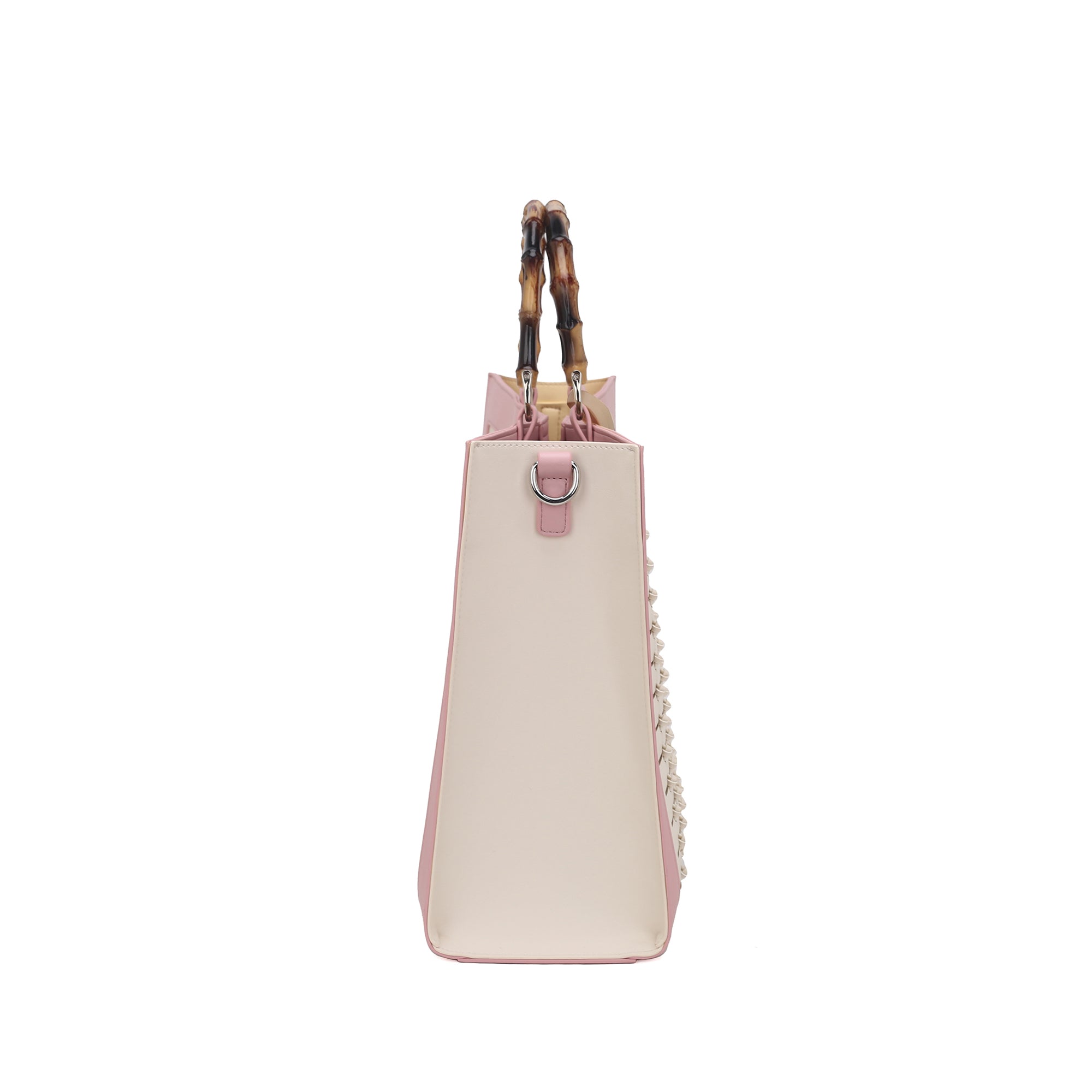 pink Giada Bag With Laser-Cut - PINK | Le Pandorine