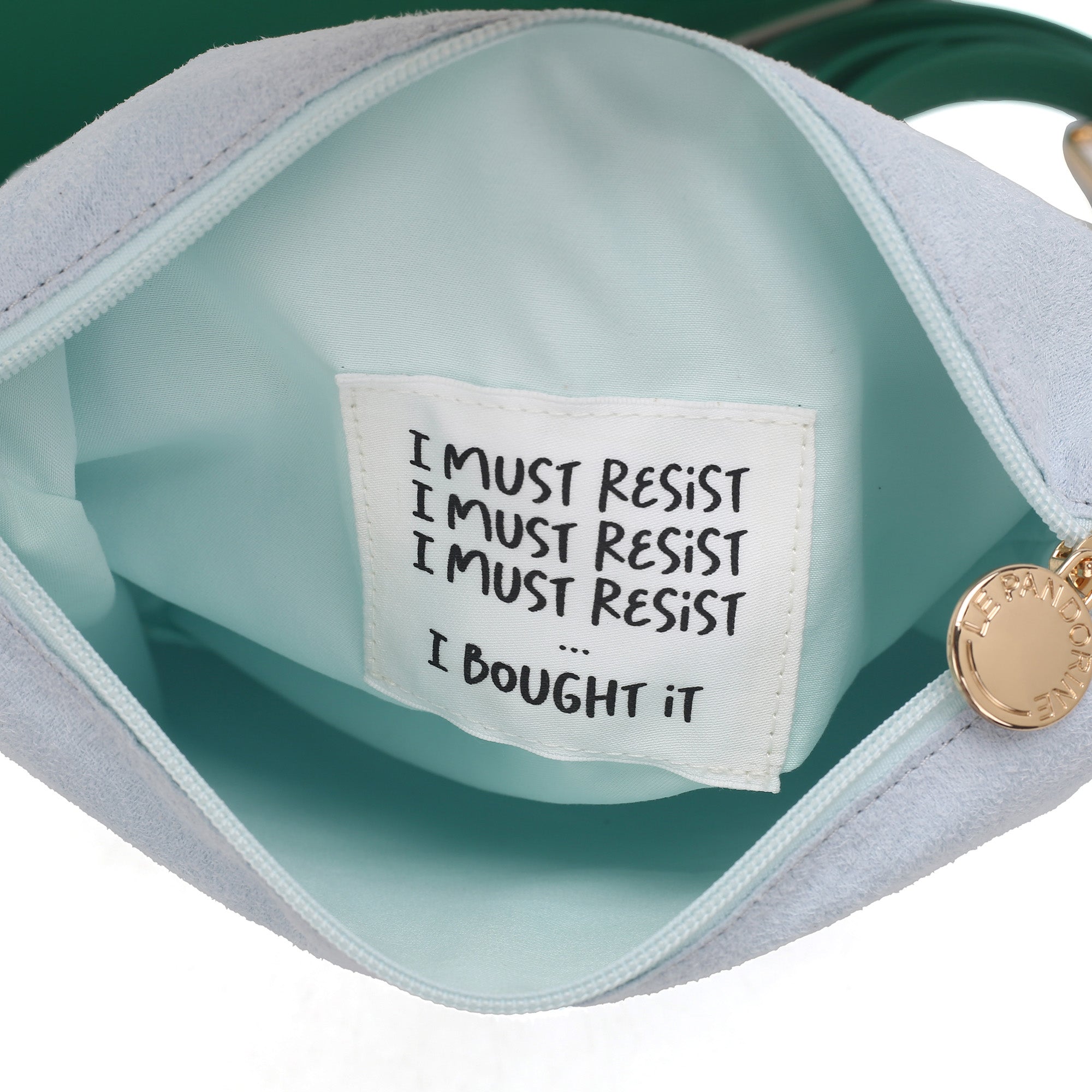 Borsa Giada Con Taglio Laser colore verde - Borse a Mano Donna | Le Pandorine