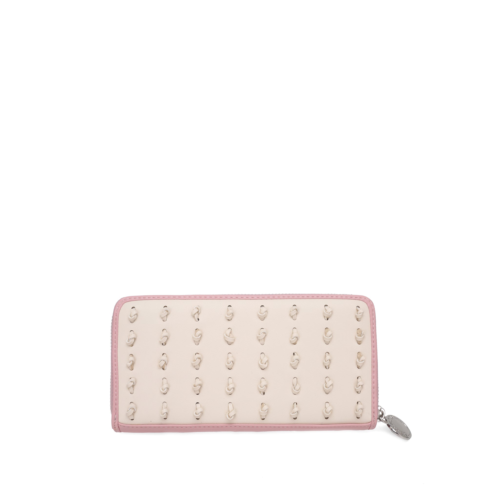 pink Giada Wallet With Laser-Cut - Women's Wallets | Le Pandorine