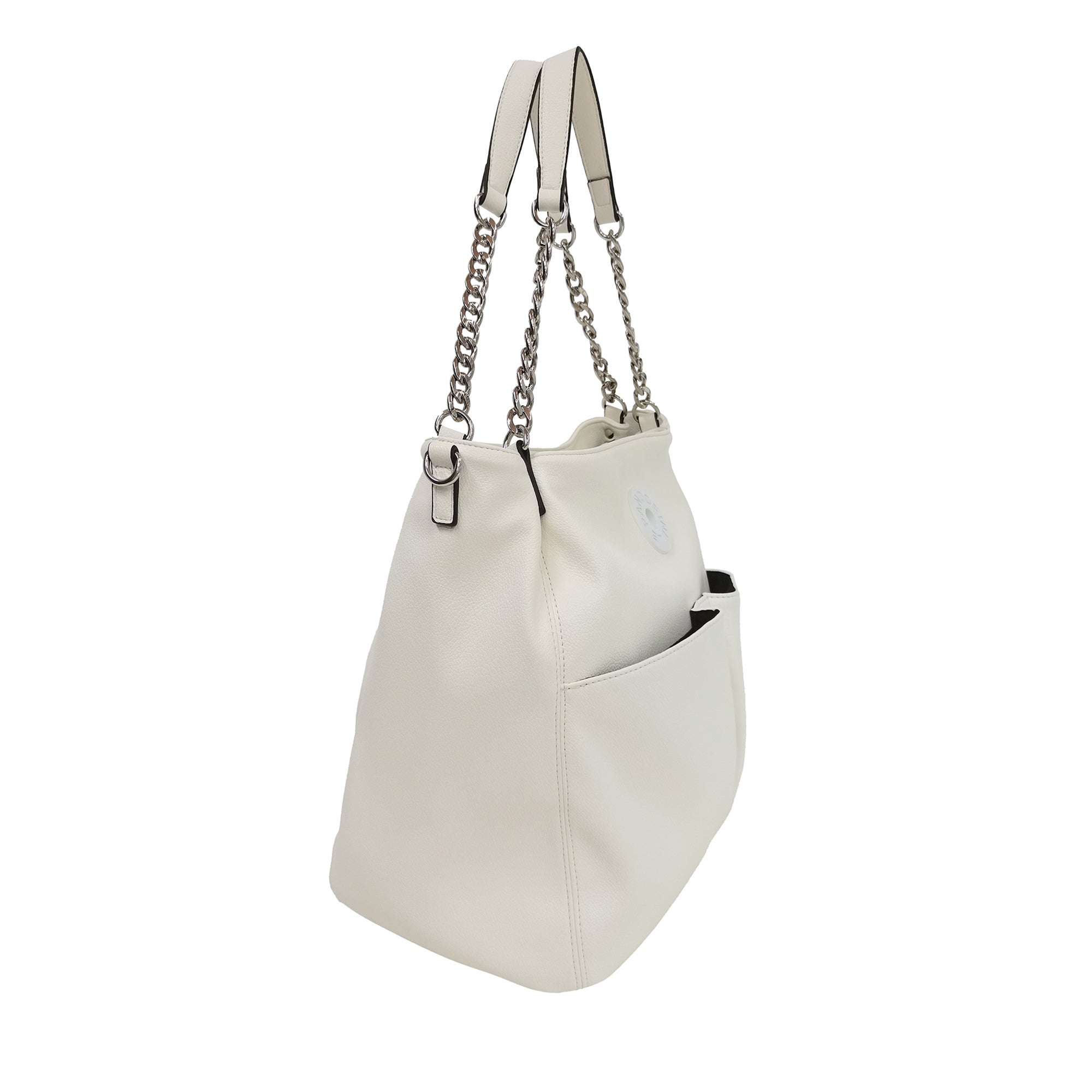 white Vicky Bag With Pockets - All | Le Pandorine