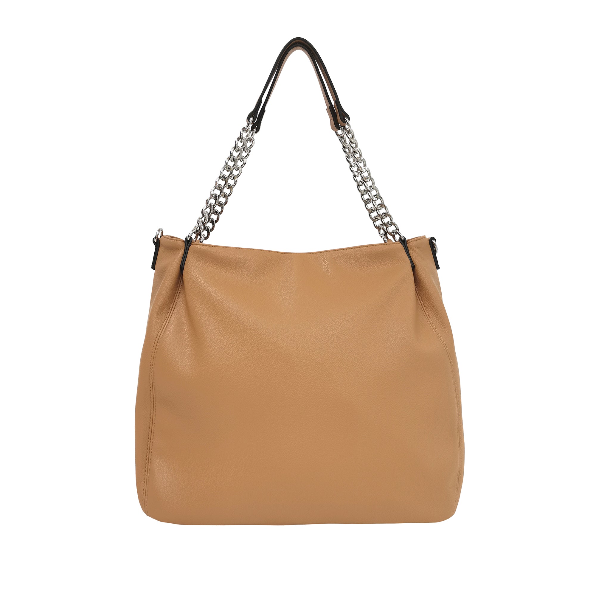 natural Vicky Bag With Pockets - Shopping Bags | Le Pandorine