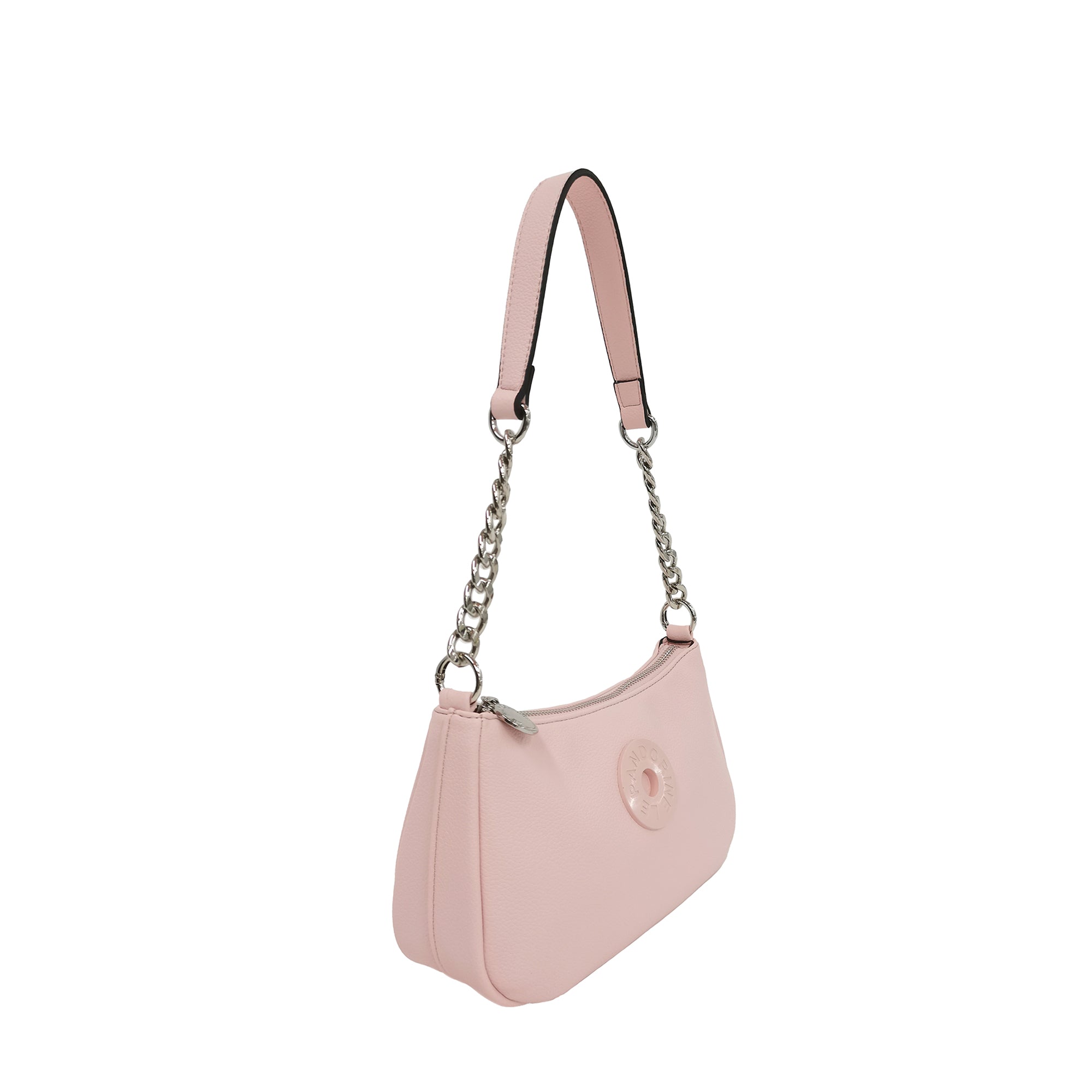 pink Vicky Clutch With Wristband - PINK | Le Pandorine