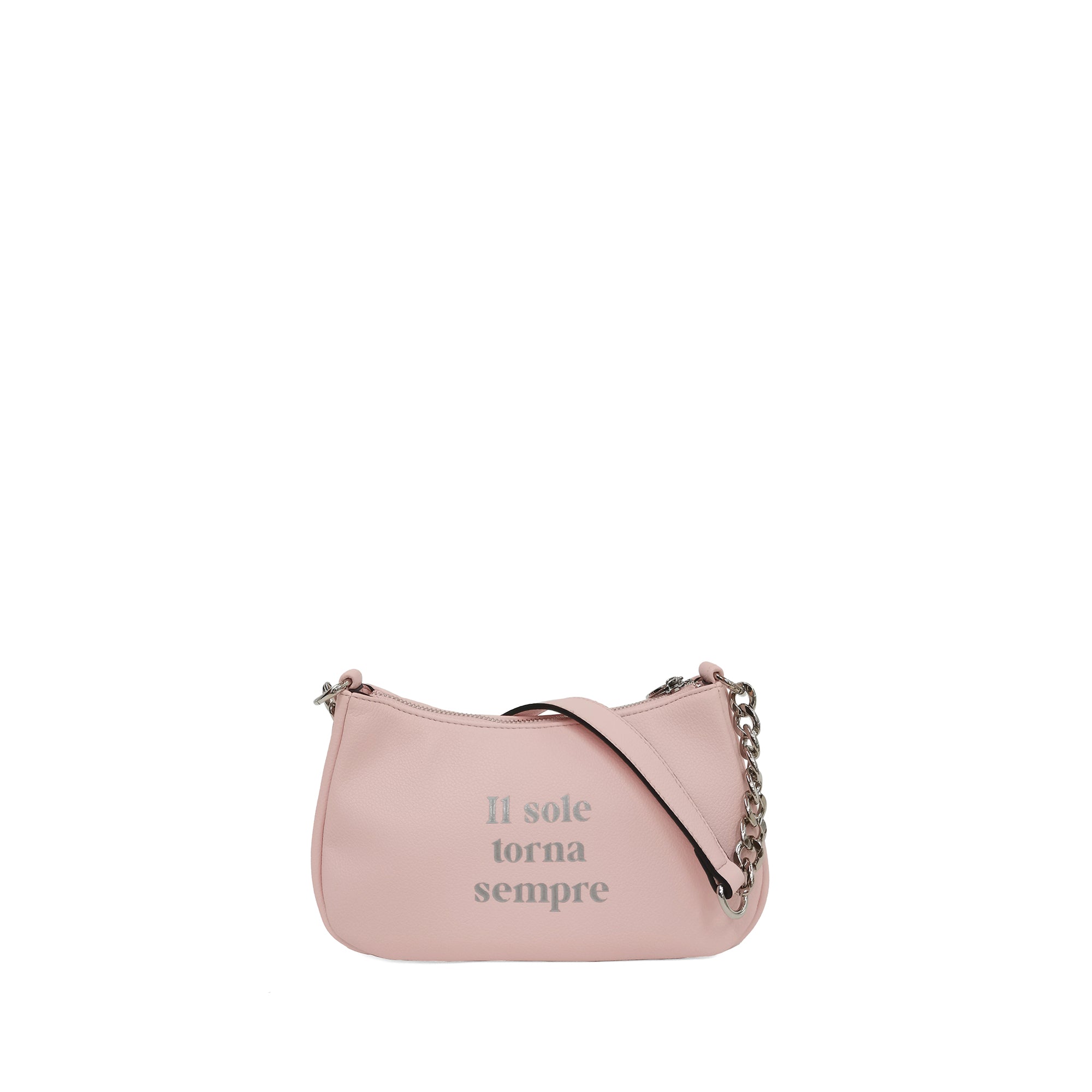 pink Vicky Clutch With Wristband - PINK | Le Pandorine