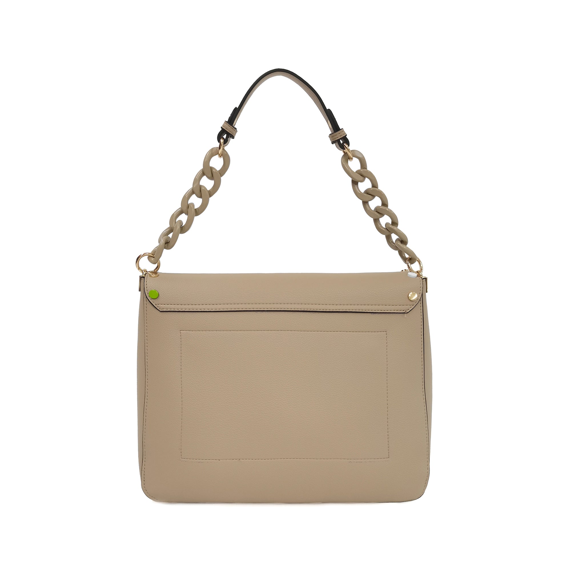 natural Brenda Bag With Studs Multicolor - NATURAL | Le Pandorine