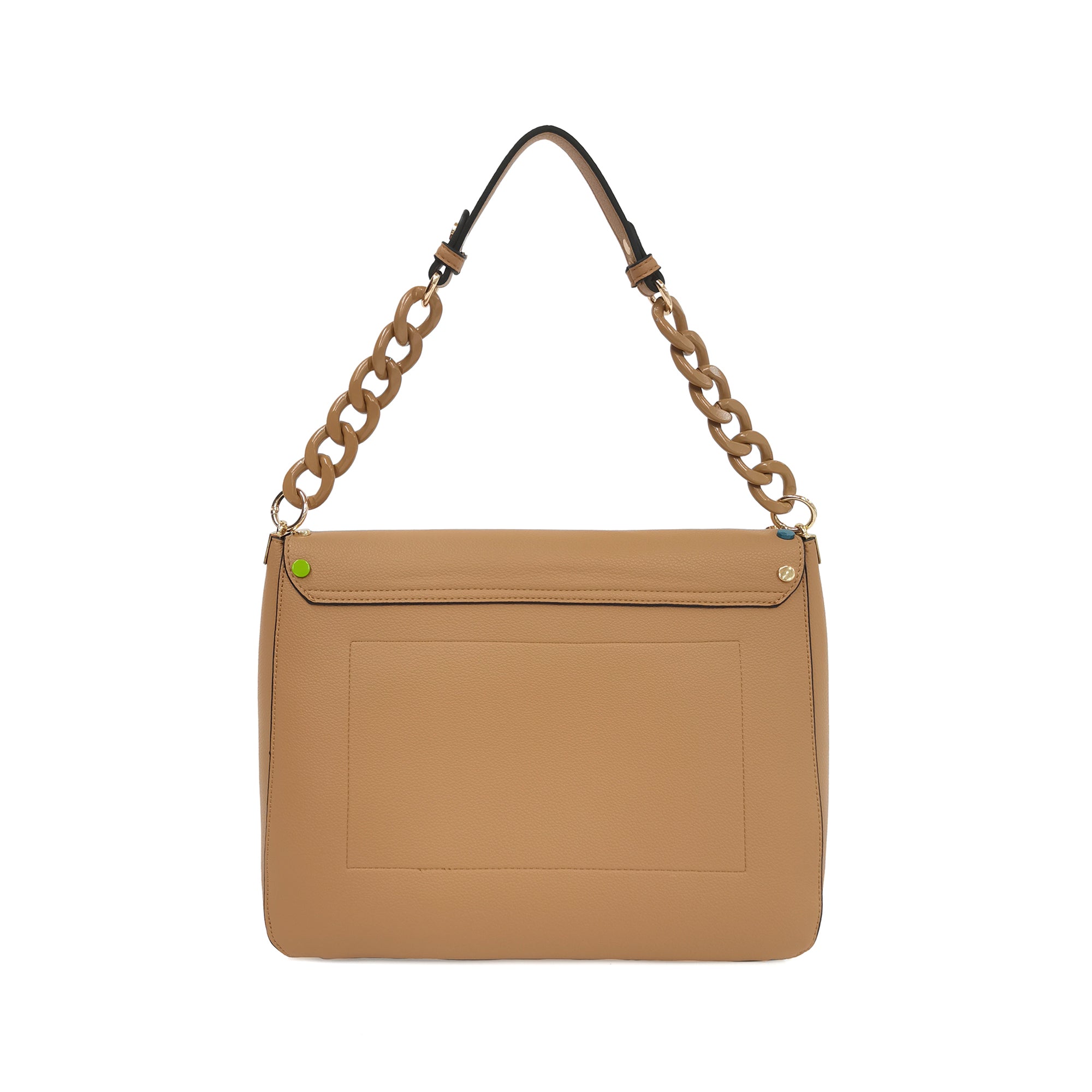 tobacco Brenda Bag With Studs Multicolor - All | Le Pandorine