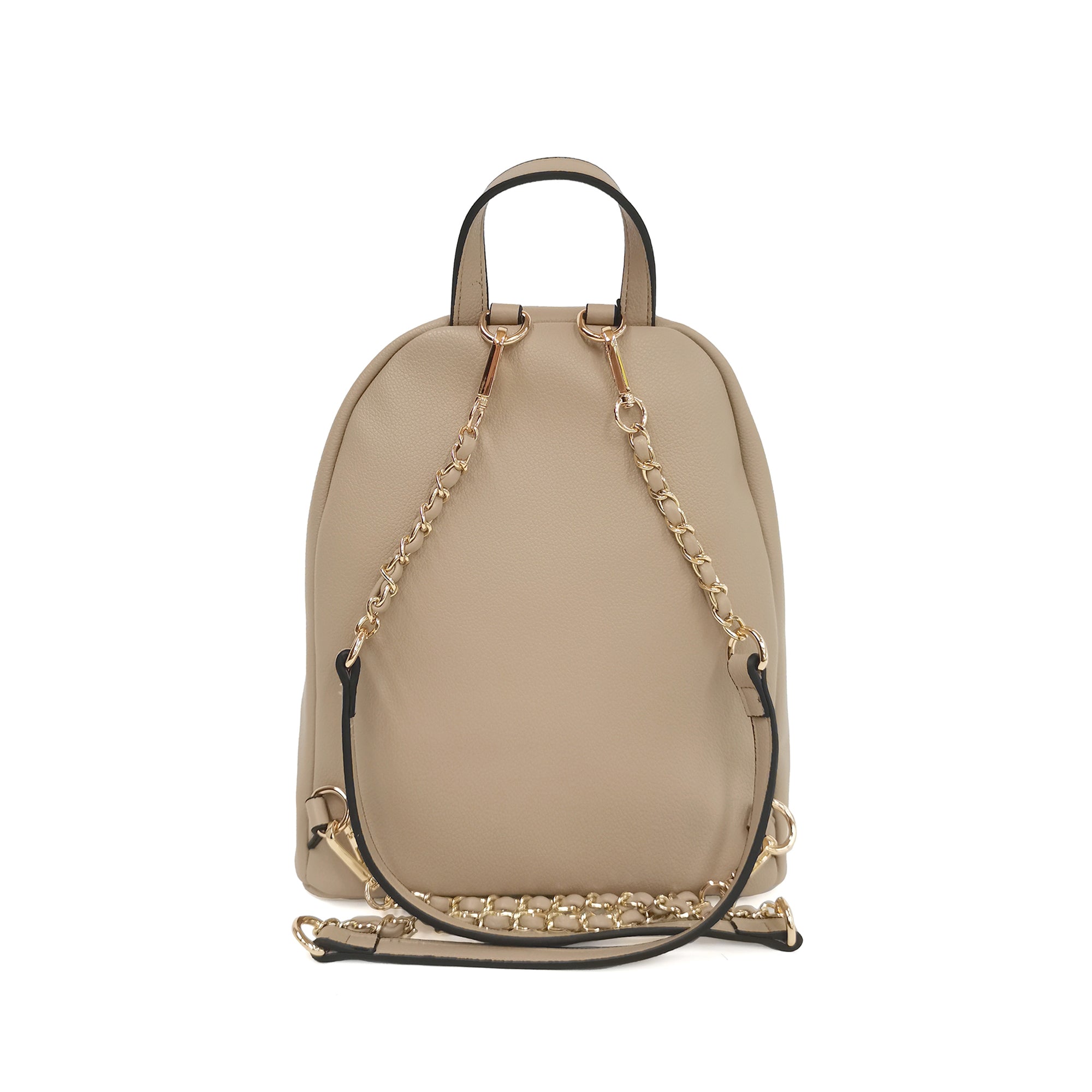 natural Brenda Backpack With Studs Multicolor - Women's Backpack | Le Pandorine