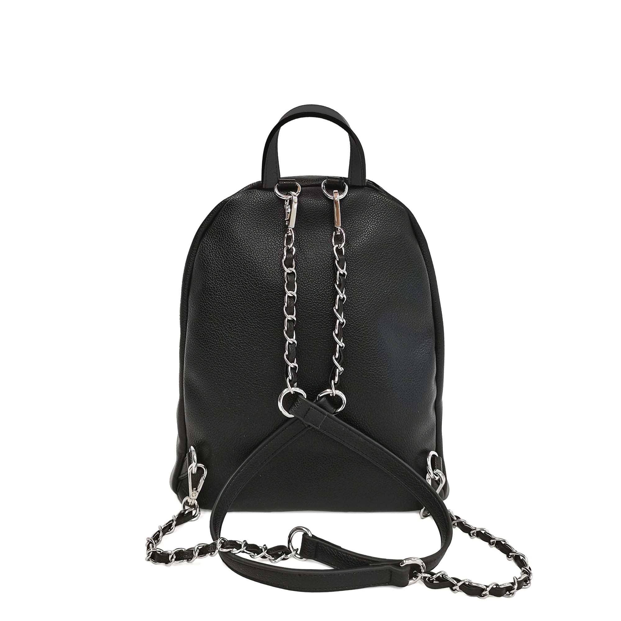 black Brenda Backpack With Studs Multicolor - Women's Backpack | Le Pandorine