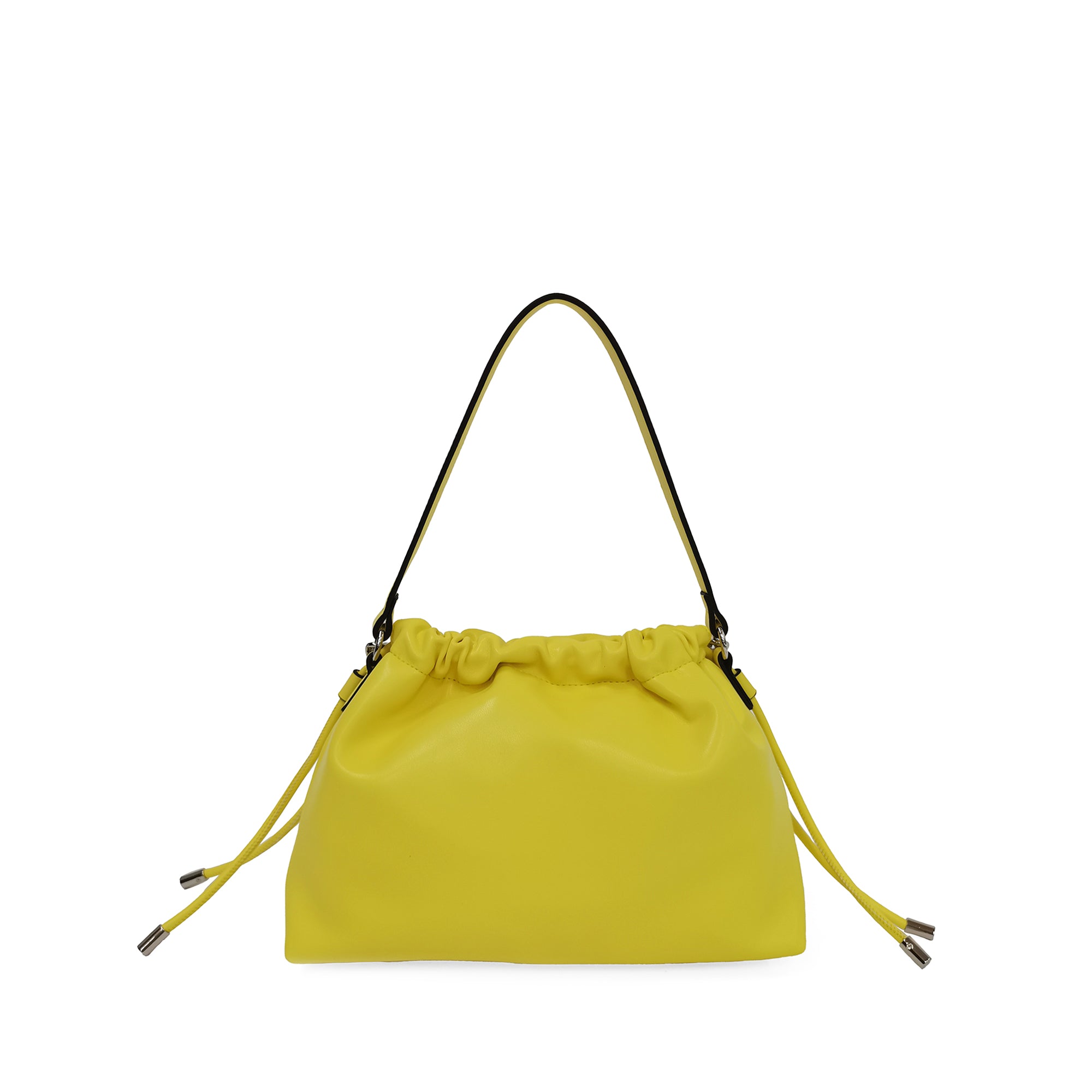 yellow Pam Hobo Bag Mini With Shoulder Strap In Chain - All | Le Pandorine