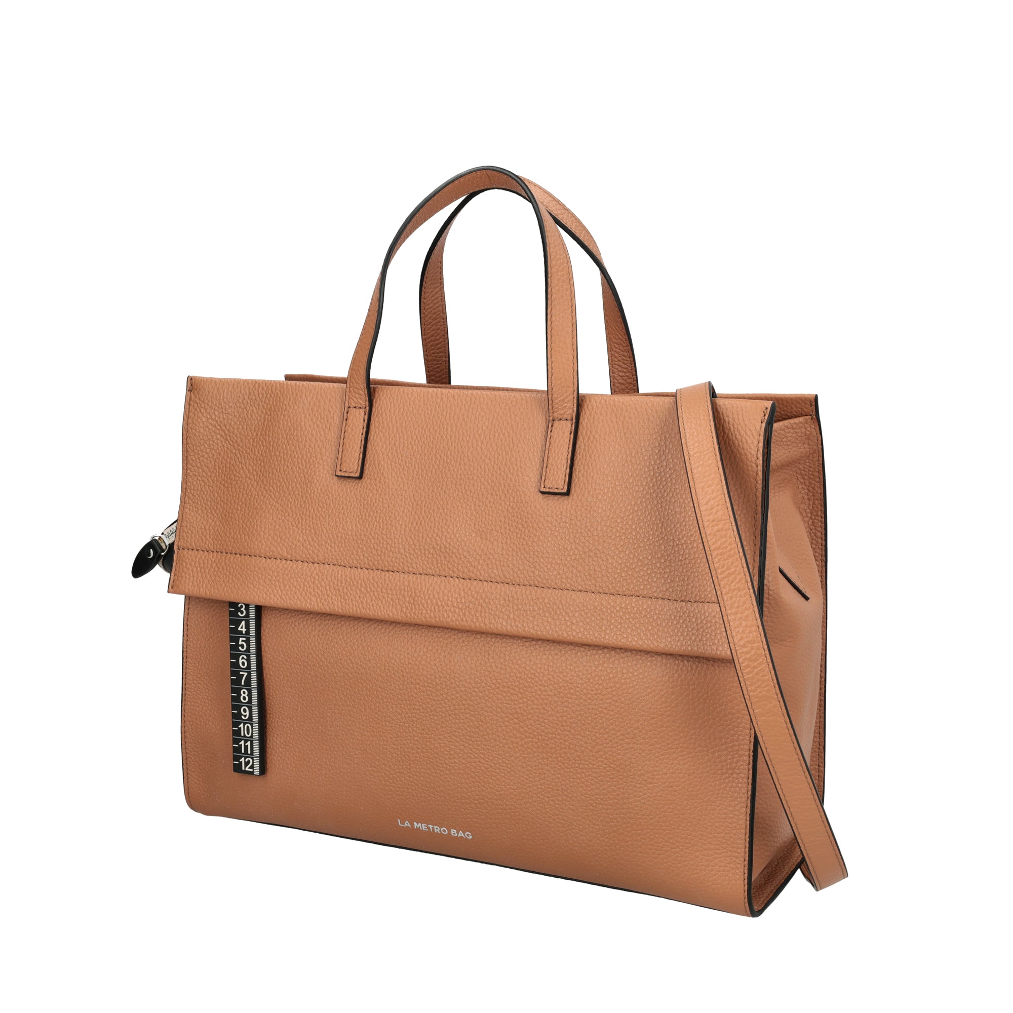tobacco Handbag LMB - Metro Bag: Leather Bags | Le Pandorine