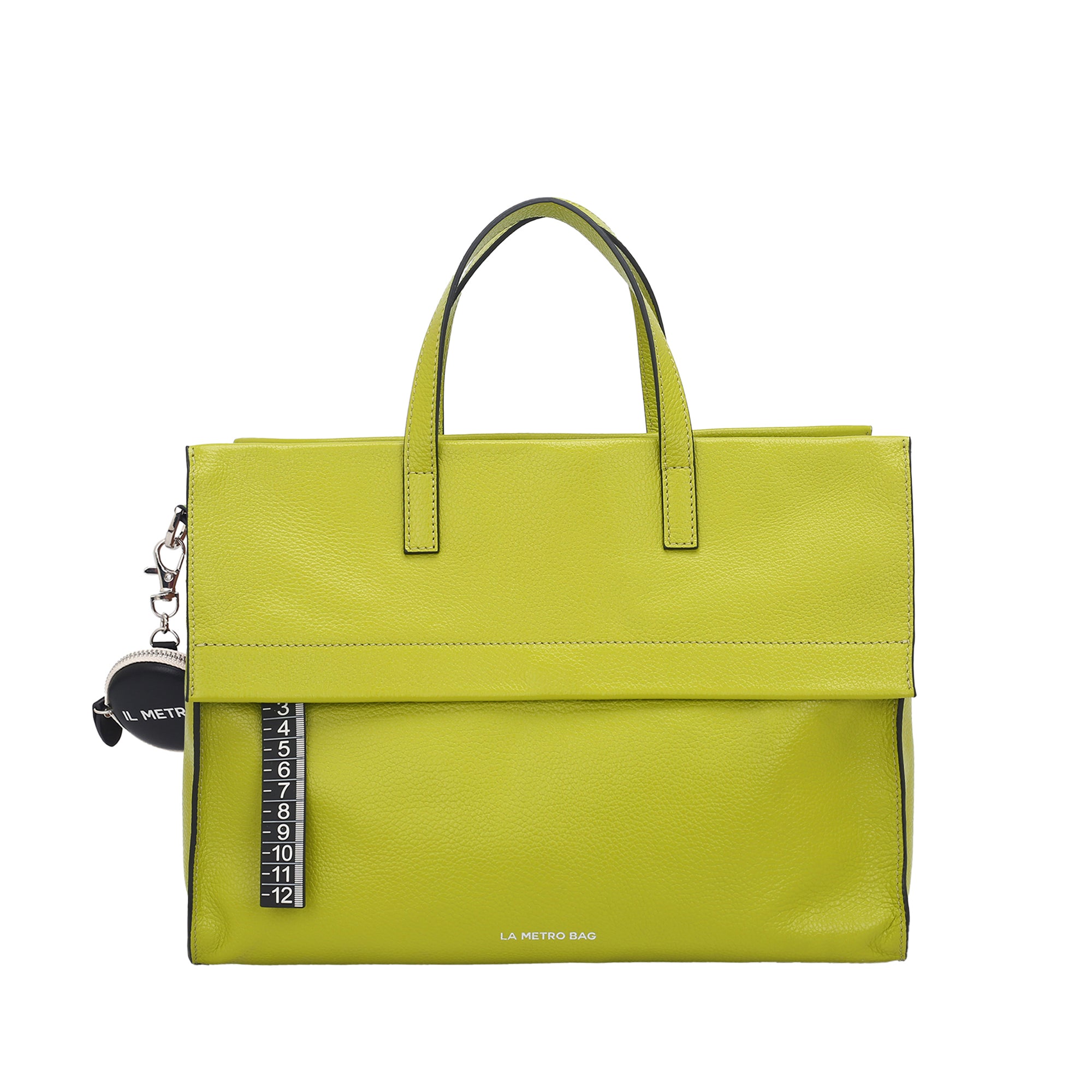 LMB Handbag colore lime - Metro Bag: Borse in Pelle | Le Pandorine