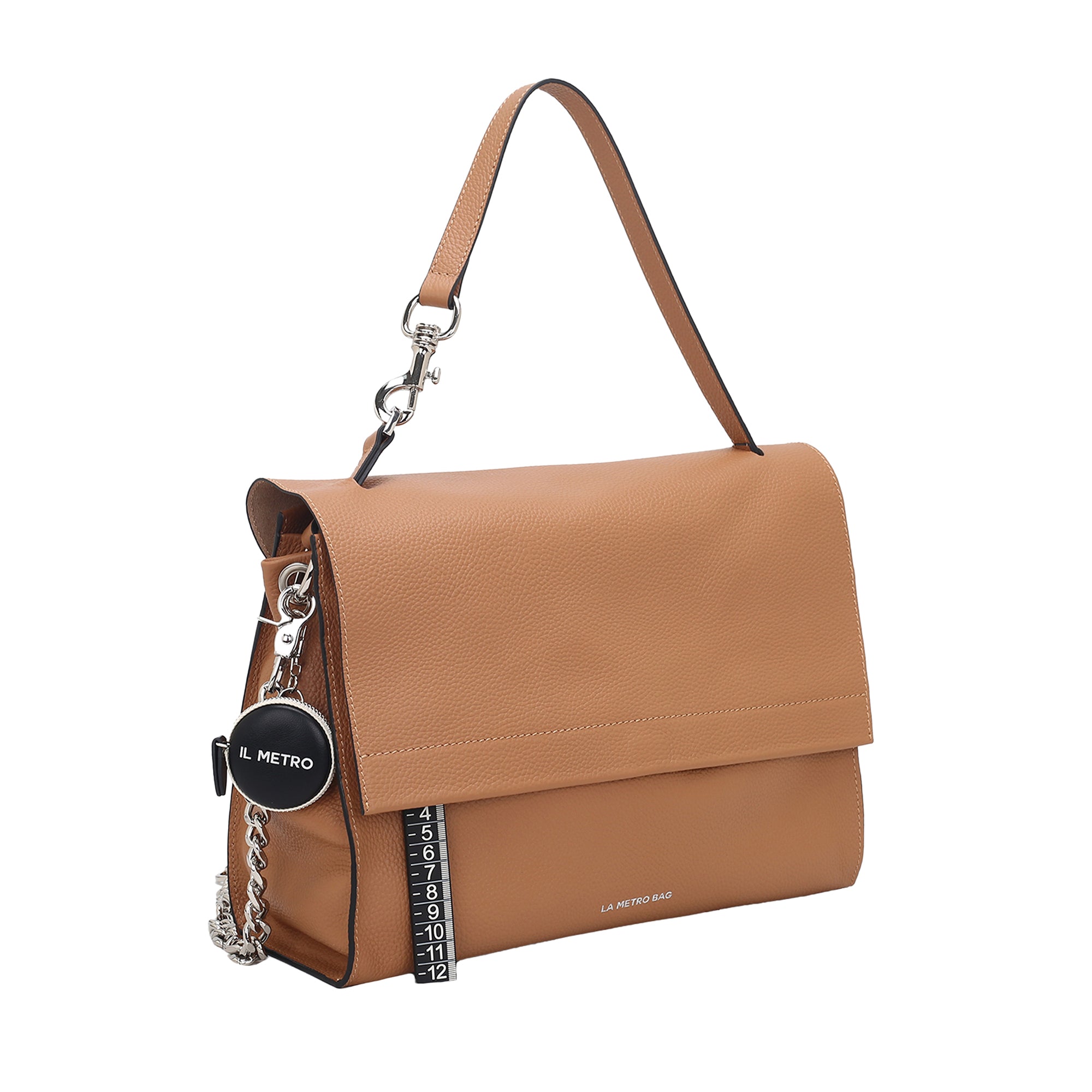 tobacco LMB Shoulder Bag - BROWN | Le Pandorine