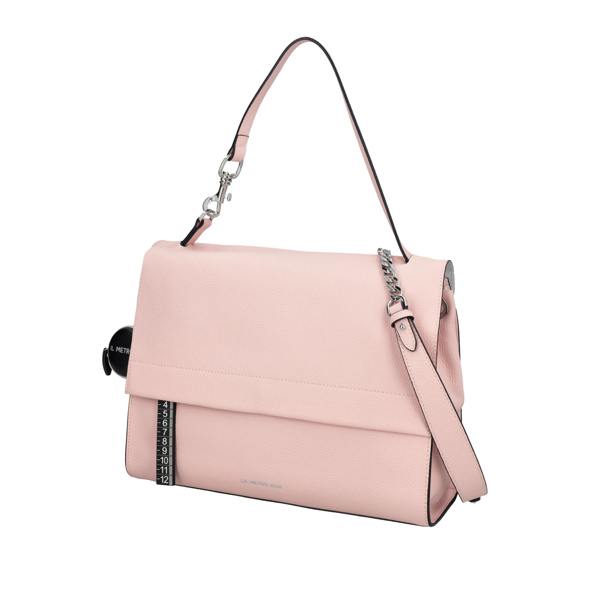 nude LMB Shoulder Bag - Metro Bag: Leather Bags | Le Pandorine