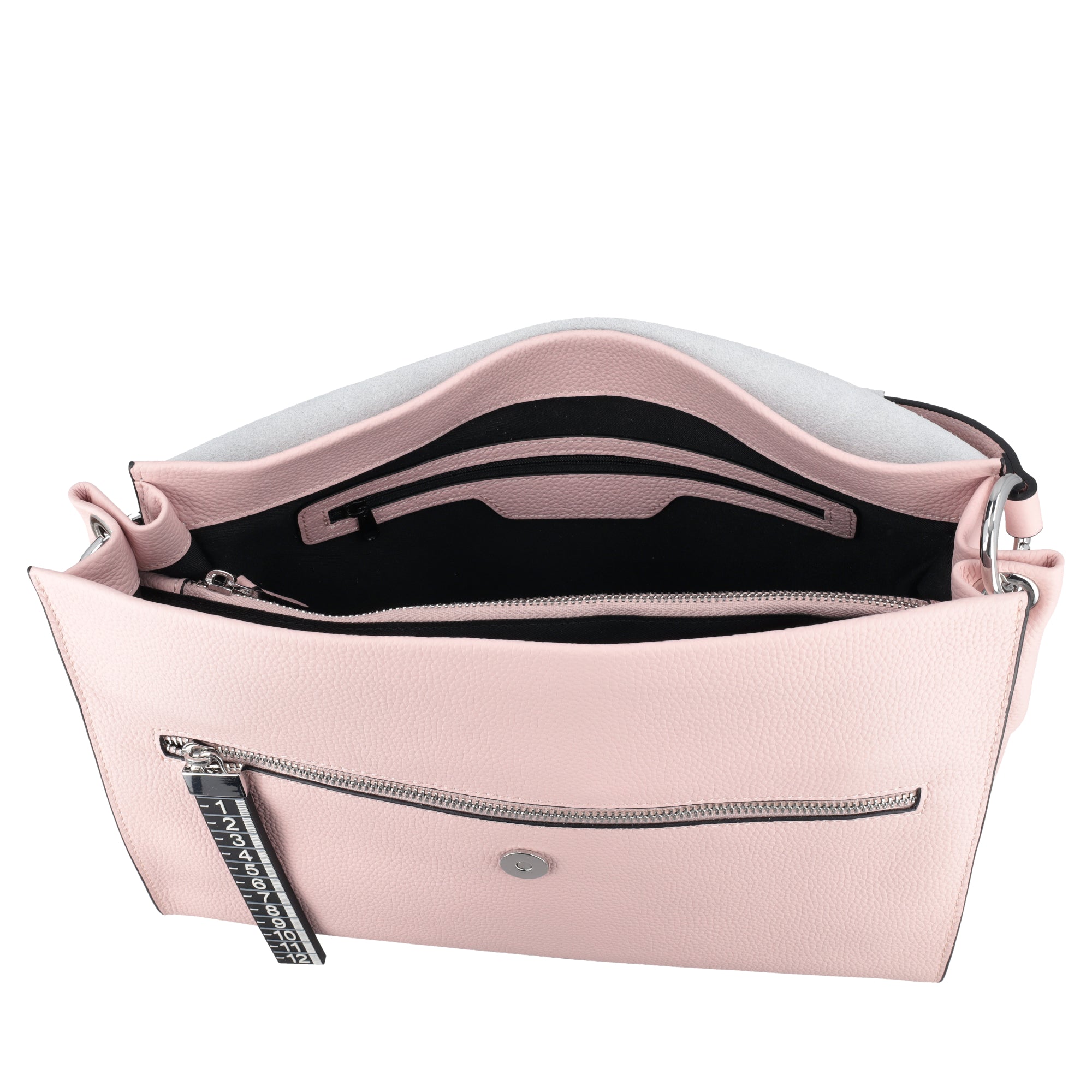 nude LMB Shoulder Bag - Metro Bag: Leather Bags | Le Pandorine