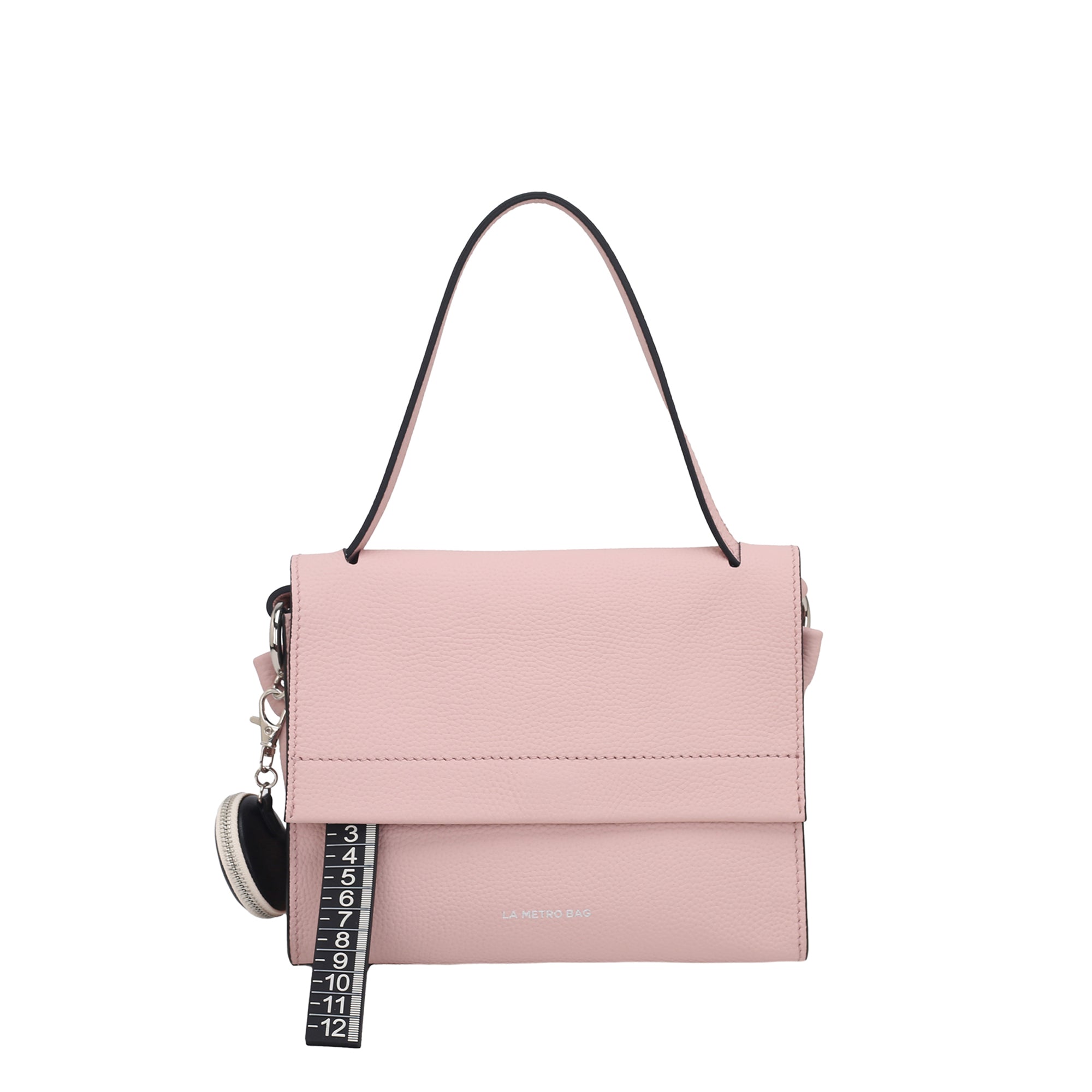 nude Mini LMB Shoulder Bag - Metro Bag: Leather Bags | Le Pandorine