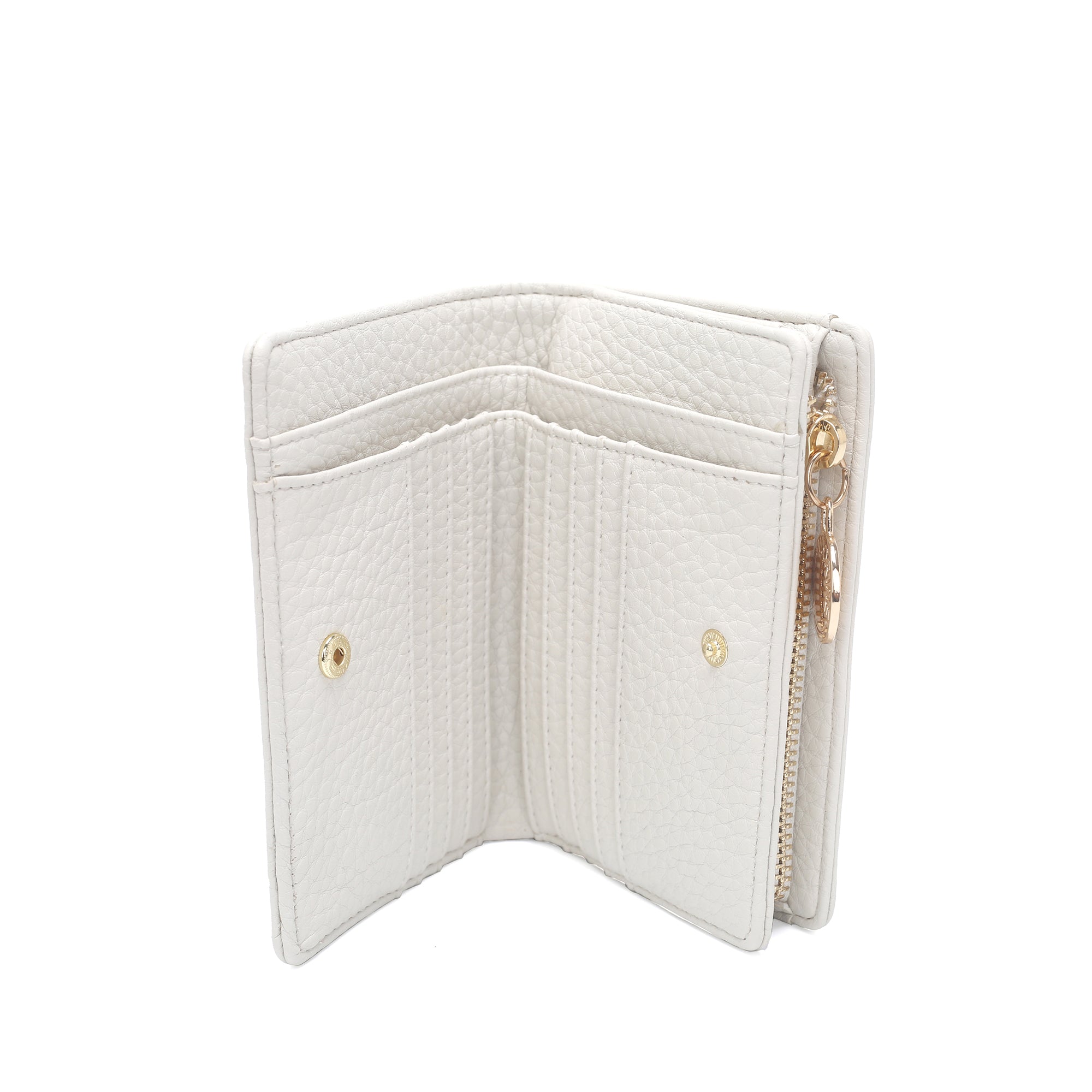 Grace small wallet with cream studs - Women's Accessories | Le Pandorine