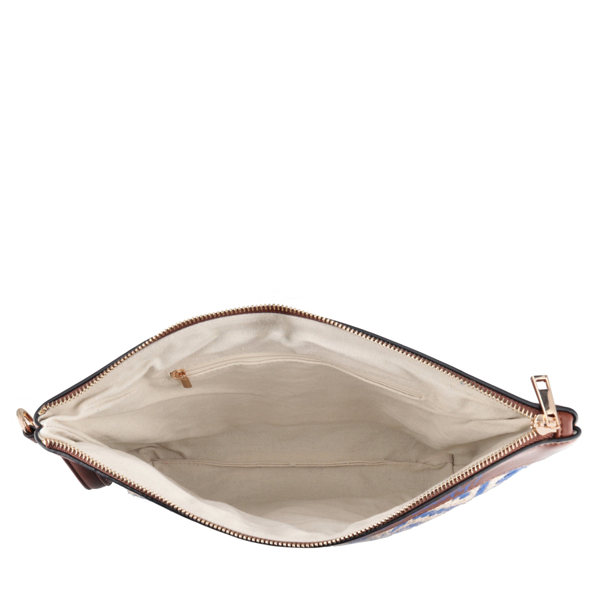 Pochette Giulia intrecciata con polsiera colore blu royal - Summer Collection - Borse Estive | Le Pandorine