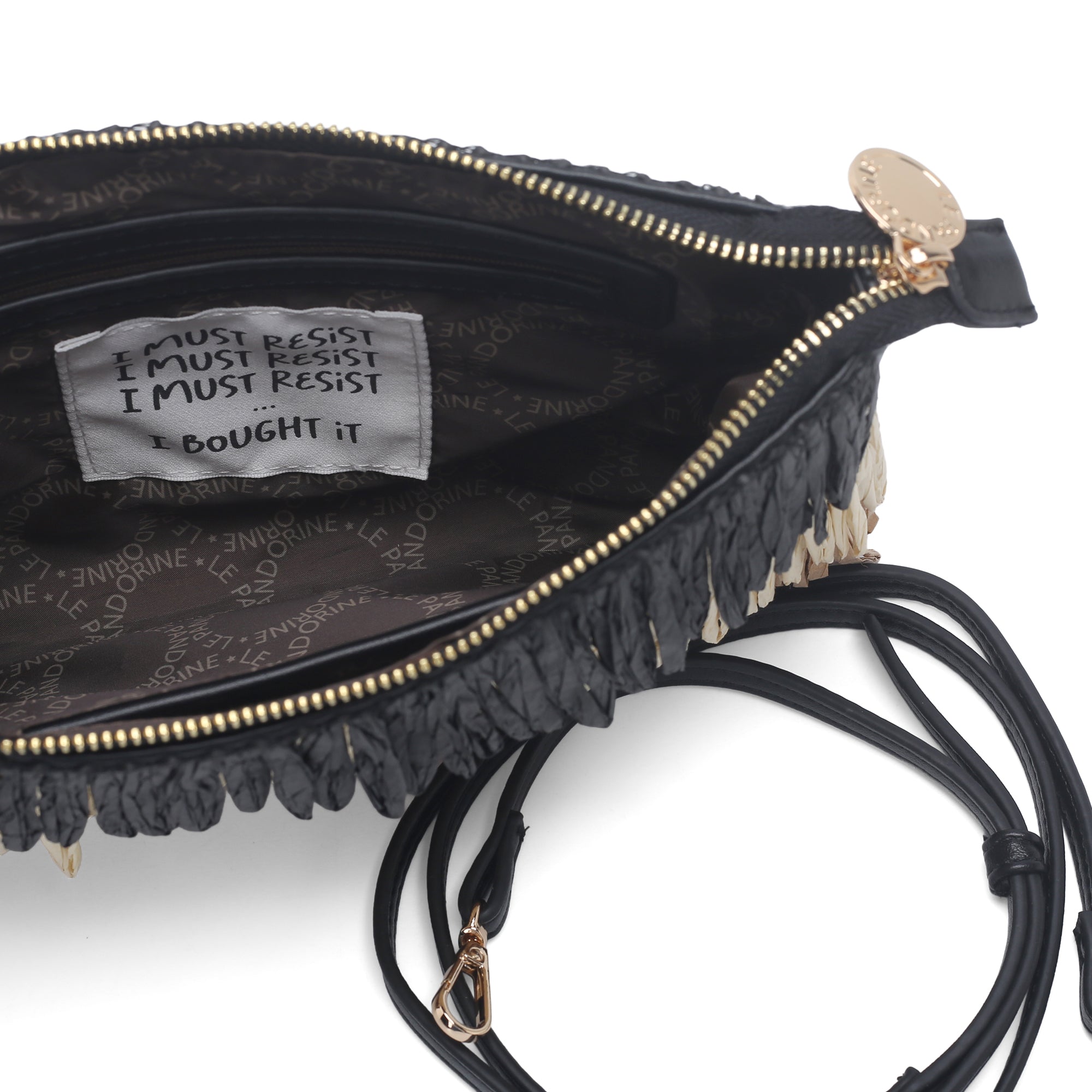 Borsa Marcy pochette e tracolla a spalla colore nero - Summer Collection - Borse Estive | Le Pandorine