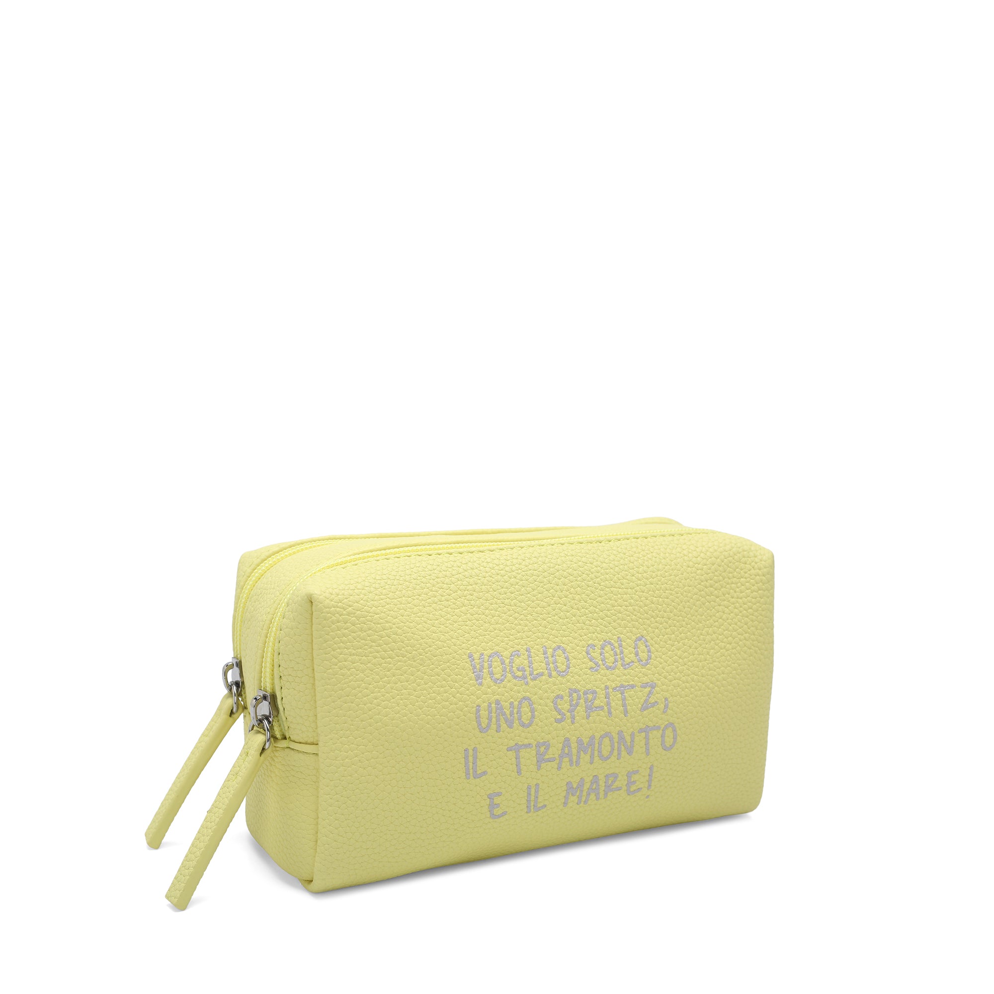 Pill kit with yellow writing - Women's Pochette | Le Pandorine