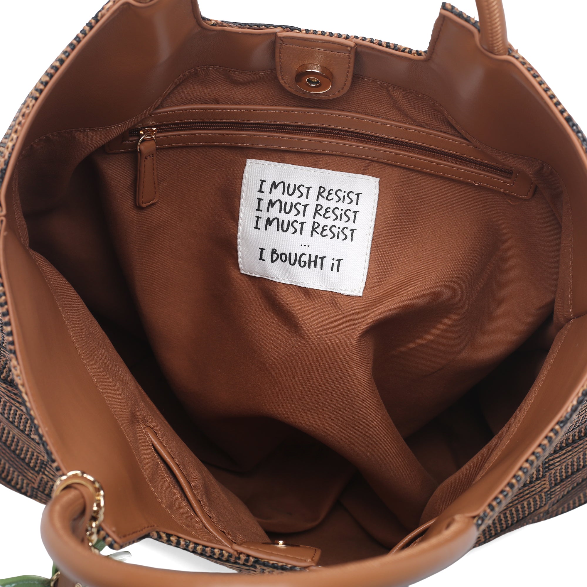 Shopping bag Miriam con accessorio coordinato colore nero - Summer Collection - Borse Estive | Le Pandorine