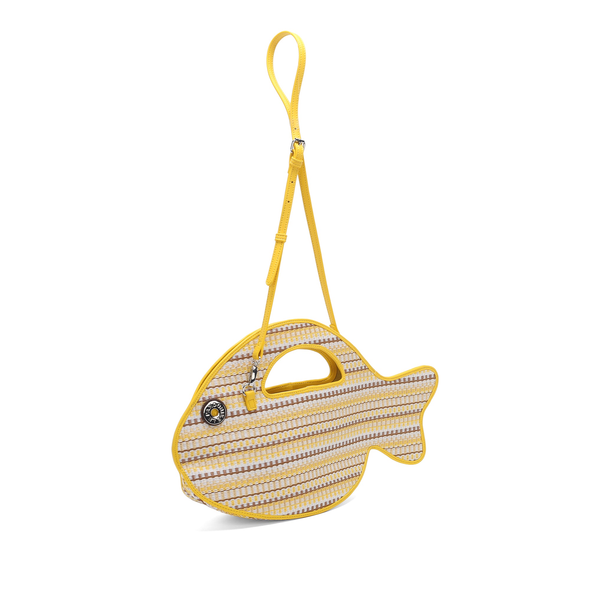 Tracolla Fish Bag a forma di pesce colore giallo - Borse a Tracolla Donna | Le Pandorine
