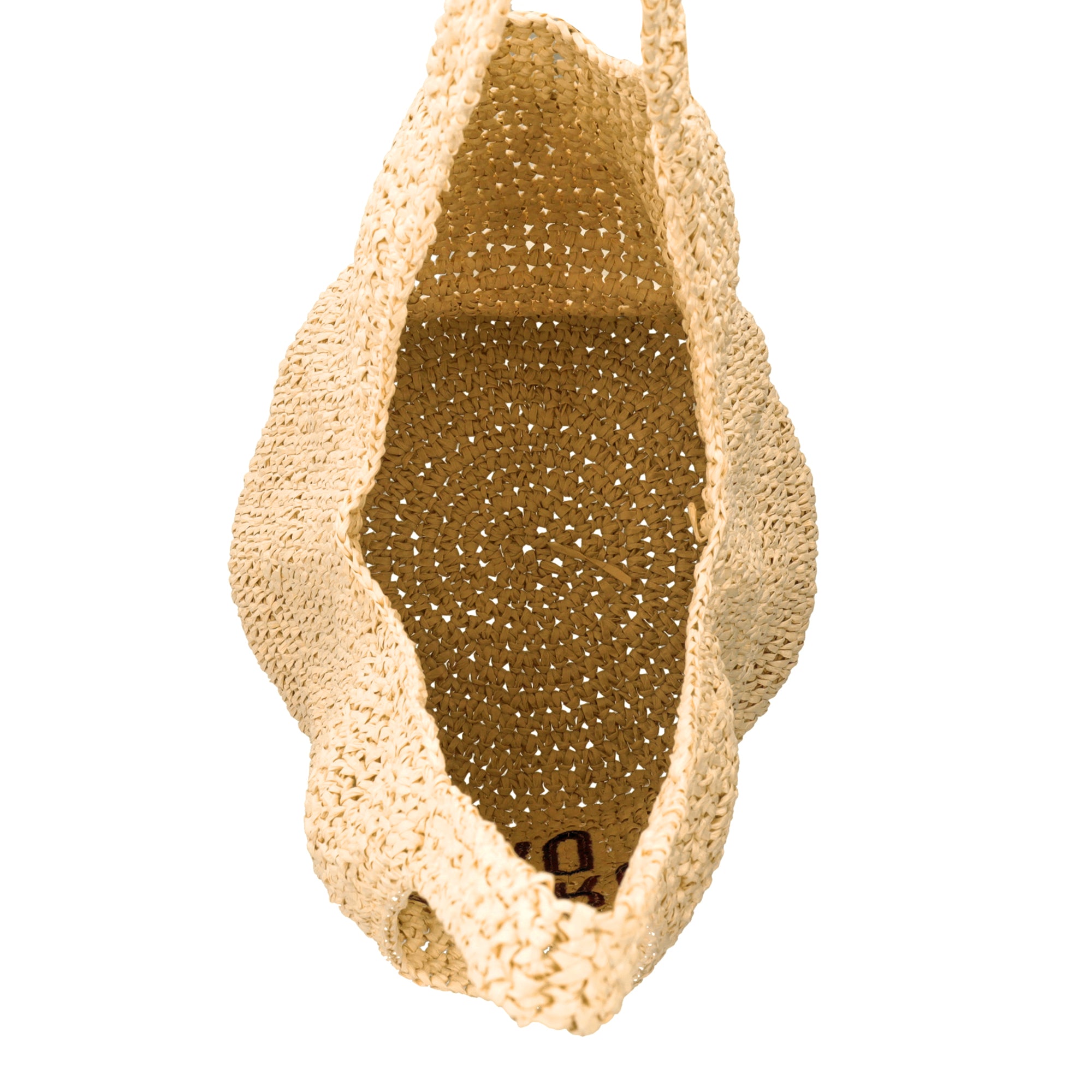 Luce shoulder bag in natural woven raffia - Collezione Spring Summer | Le Pandorine